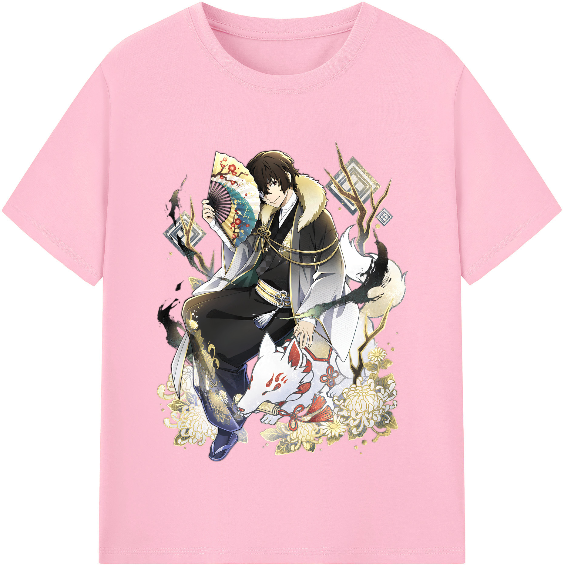 （画像用） 文豪ストレイドッグス Bungo Stray Dogs 綿100％半袖Tシャツ（フロントプリント）