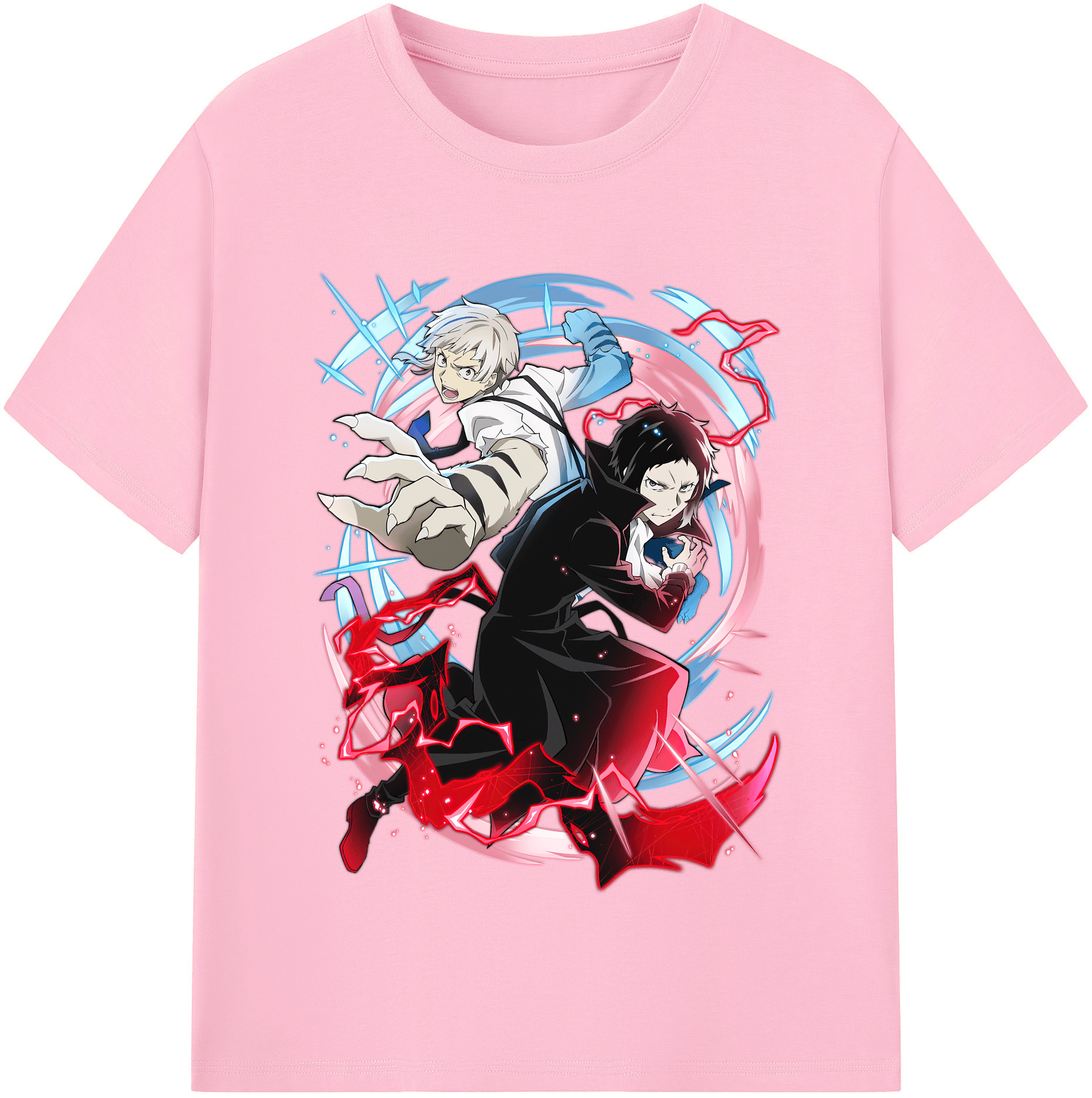 （画像用） 文豪ストレイドッグス Bungo Stray Dogs 綿100％半袖Tシャツ（フロントプリント）