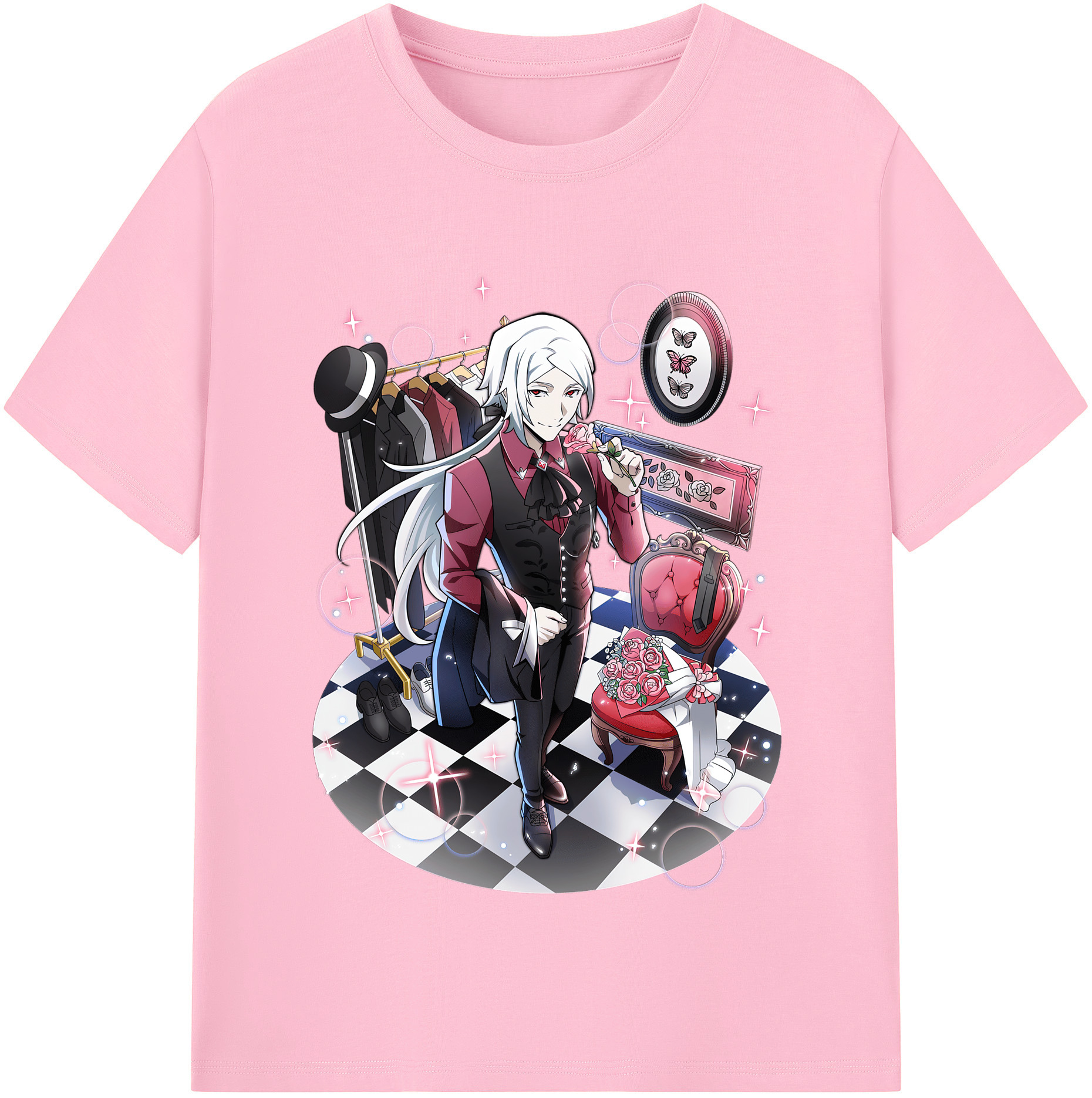 （画像用） 文豪ストレイドッグス Bungo Stray Dogs 綿100％半袖Tシャツ（フロントプリント）