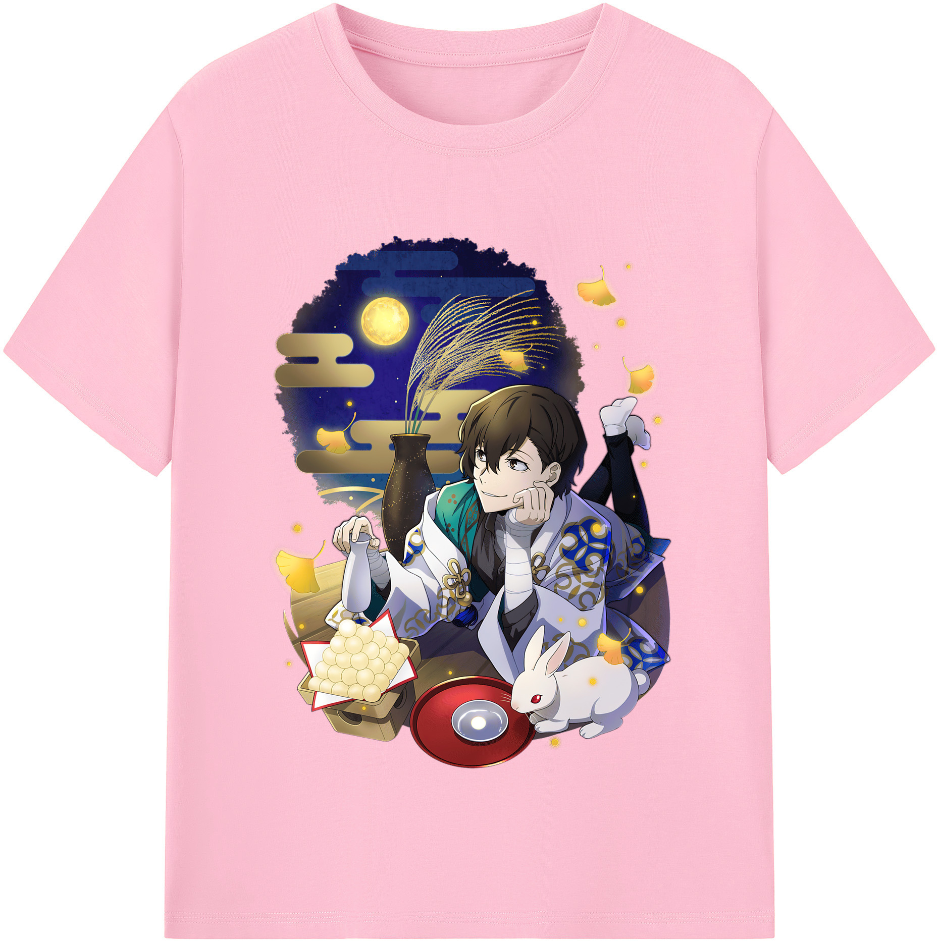 （画像用） 文豪ストレイドッグス Bungo Stray Dogs 綿100％半袖Tシャツ（フロントプリント）