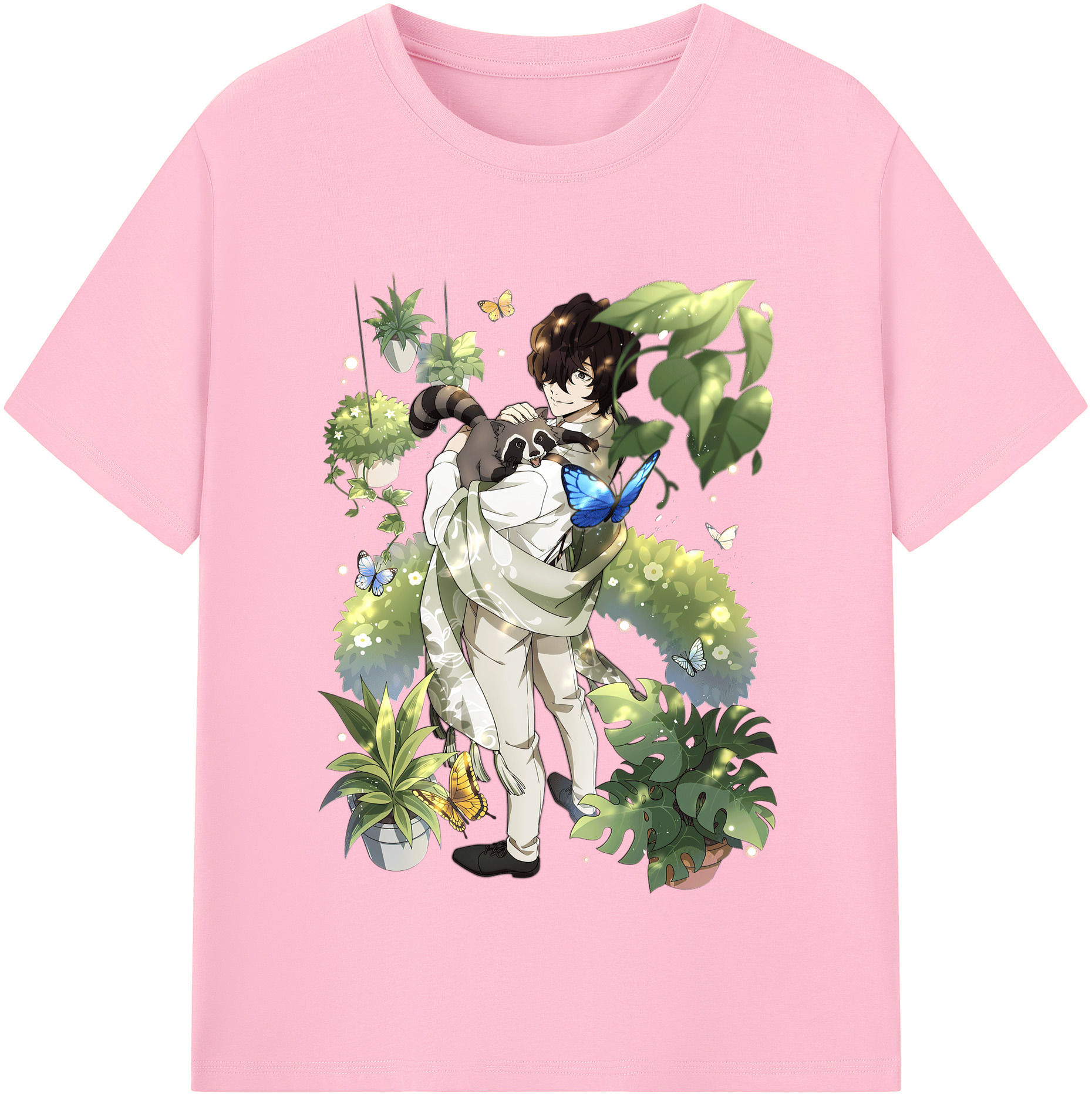 （画像用） 文豪ストレイドッグス Bungo Stray Dogs 綿100％半袖Tシャツ（フロントプリント）