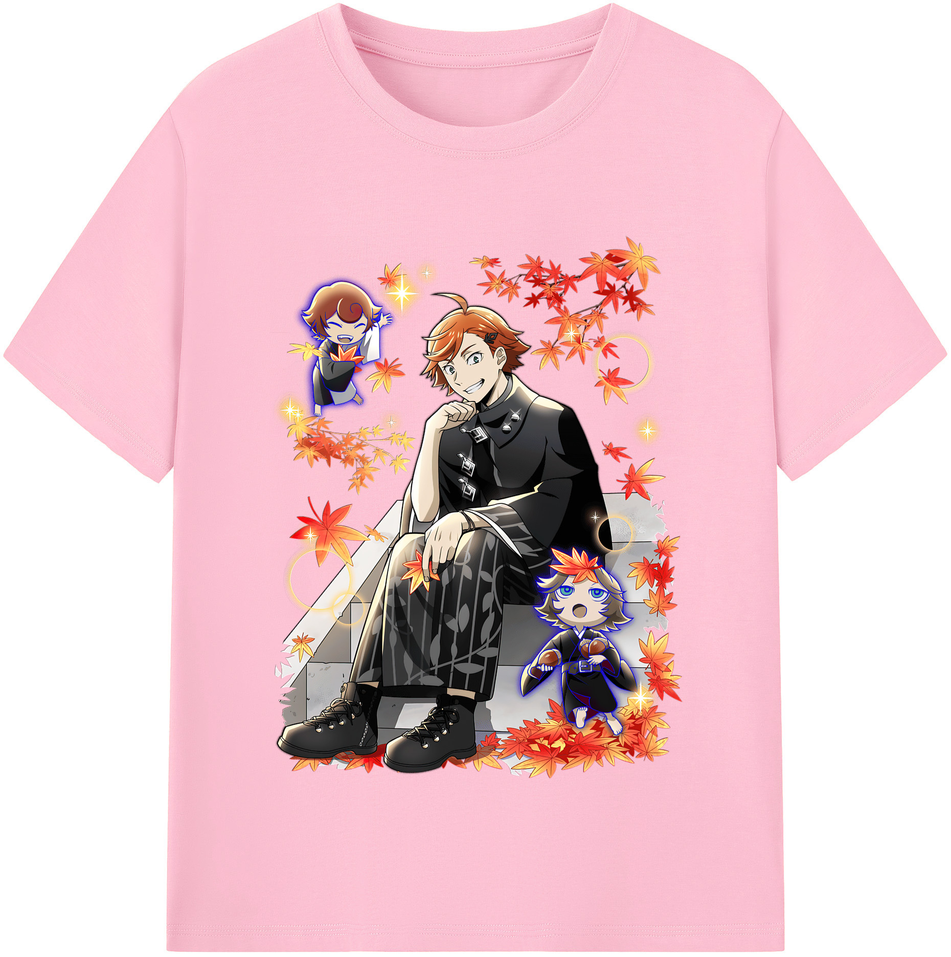 （画像用） 文豪ストレイドッグス Bungo Stray Dogs 綿100％半袖Tシャツ（フロントプリント）