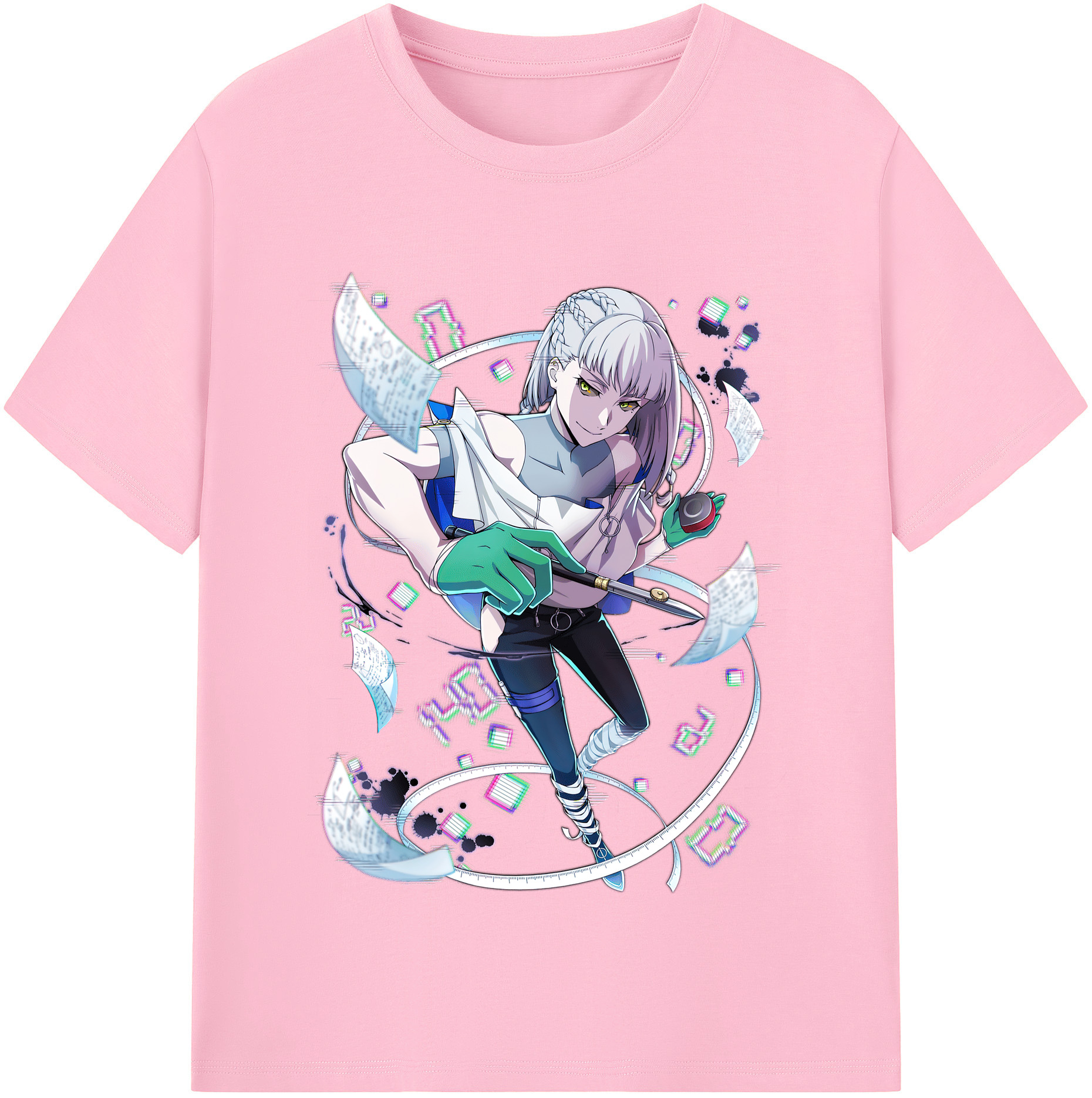 （画像用） 文豪ストレイドッグス Bungo Stray Dogs 綿100％半袖Tシャツ（フロントプリント）