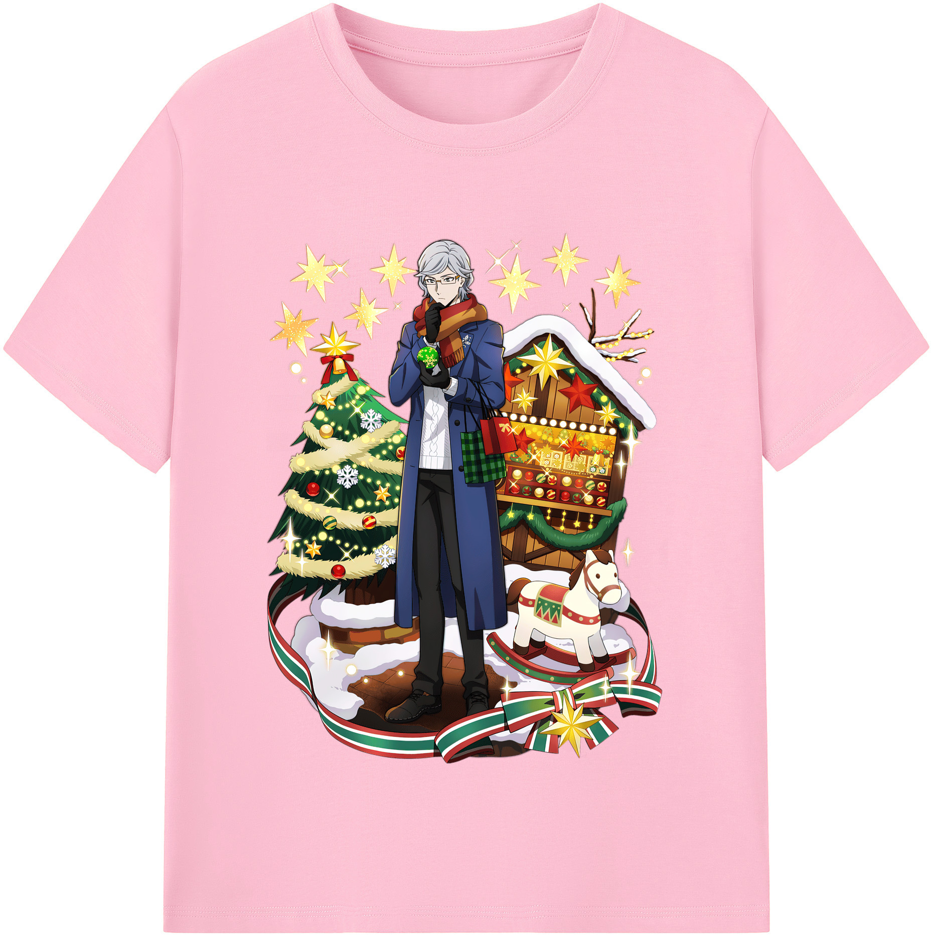（画像用） 文豪ストレイドッグス Bungo Stray Dogs 綿100％半袖Tシャツ（フロントプリント）