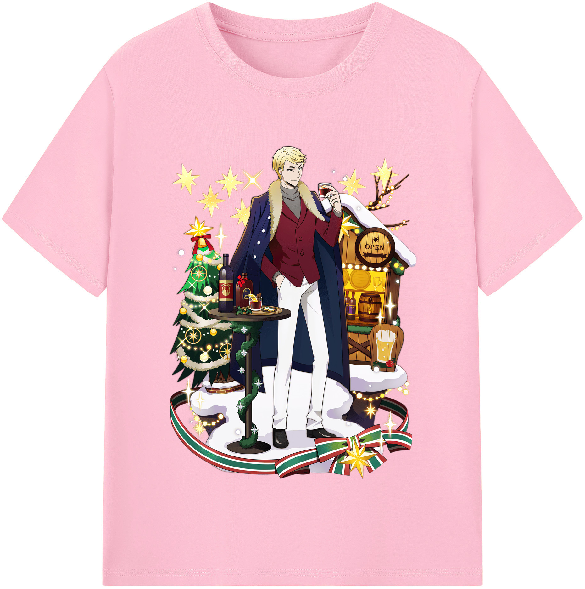 （画像用） 文豪ストレイドッグス Bungo Stray Dogs 綿100％半袖Tシャツ（フロントプリント）