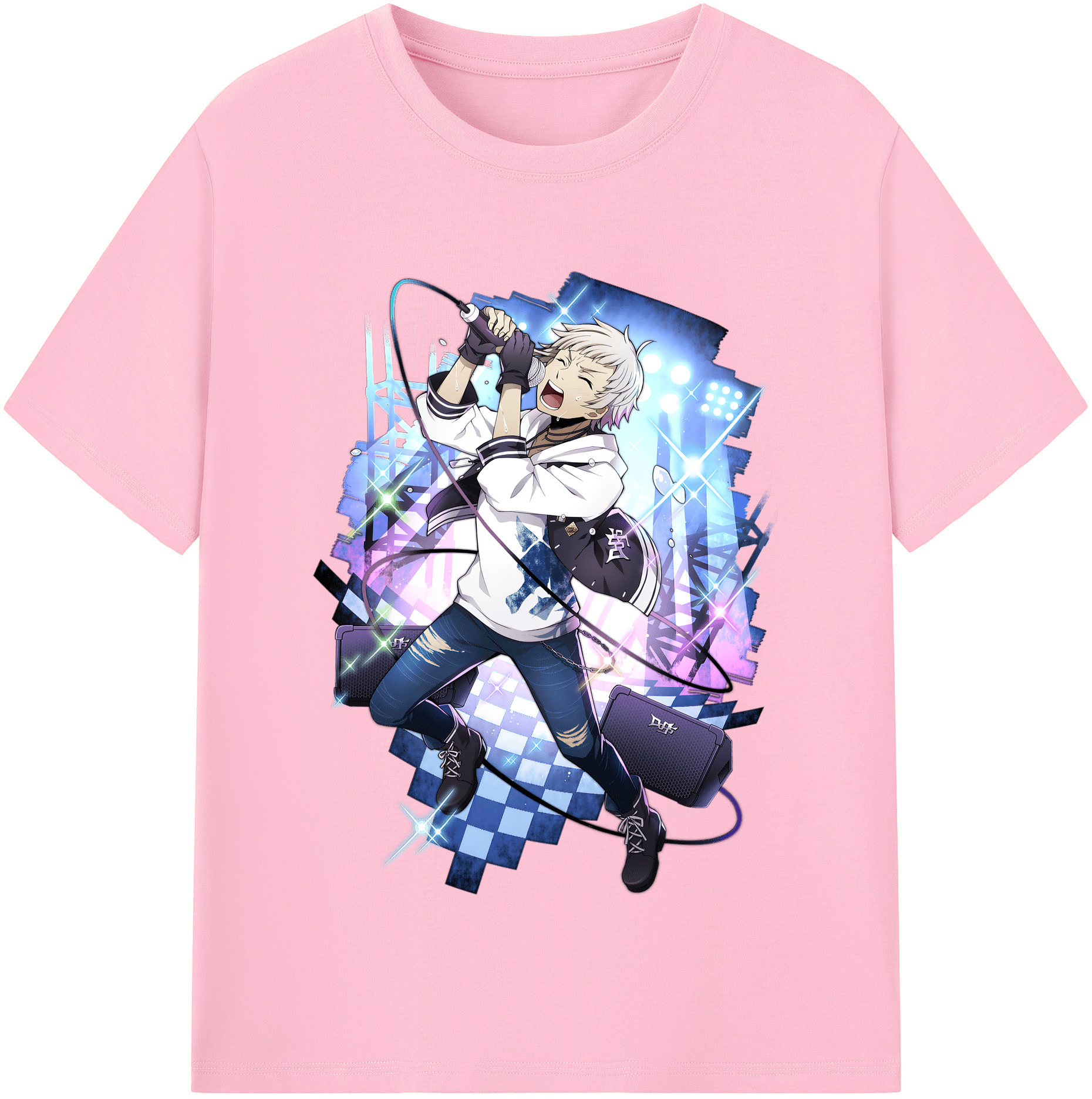 （画像用） 文豪ストレイドッグス Bungo Stray Dogs 綿100％半袖Tシャツ（フロントプリント）