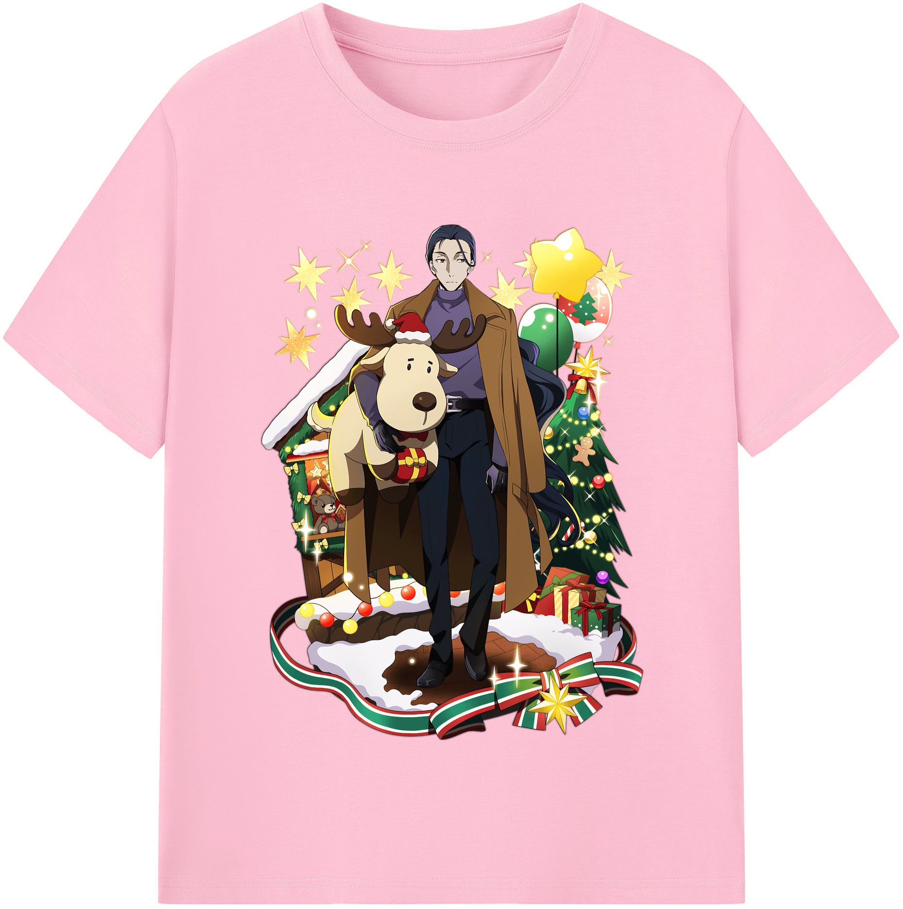 （画像用） 文豪ストレイドッグス Bungo Stray Dogs 綿100％半袖Tシャツ（フロントプリント）