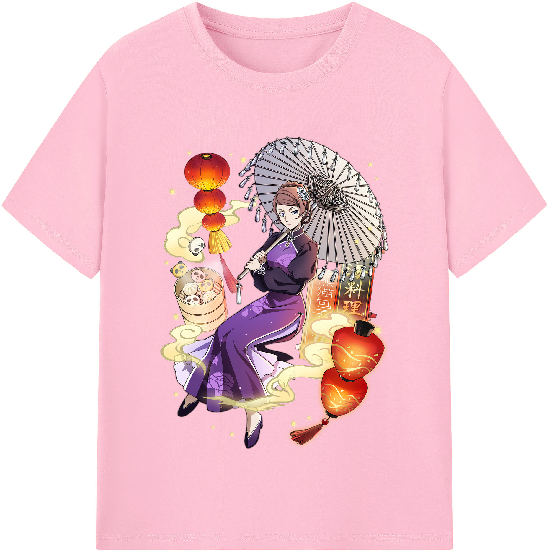 （画像用） 文豪ストレイドッグス Bungo Stray Dogs 綿100％半袖Tシャツ（フロントプリント）