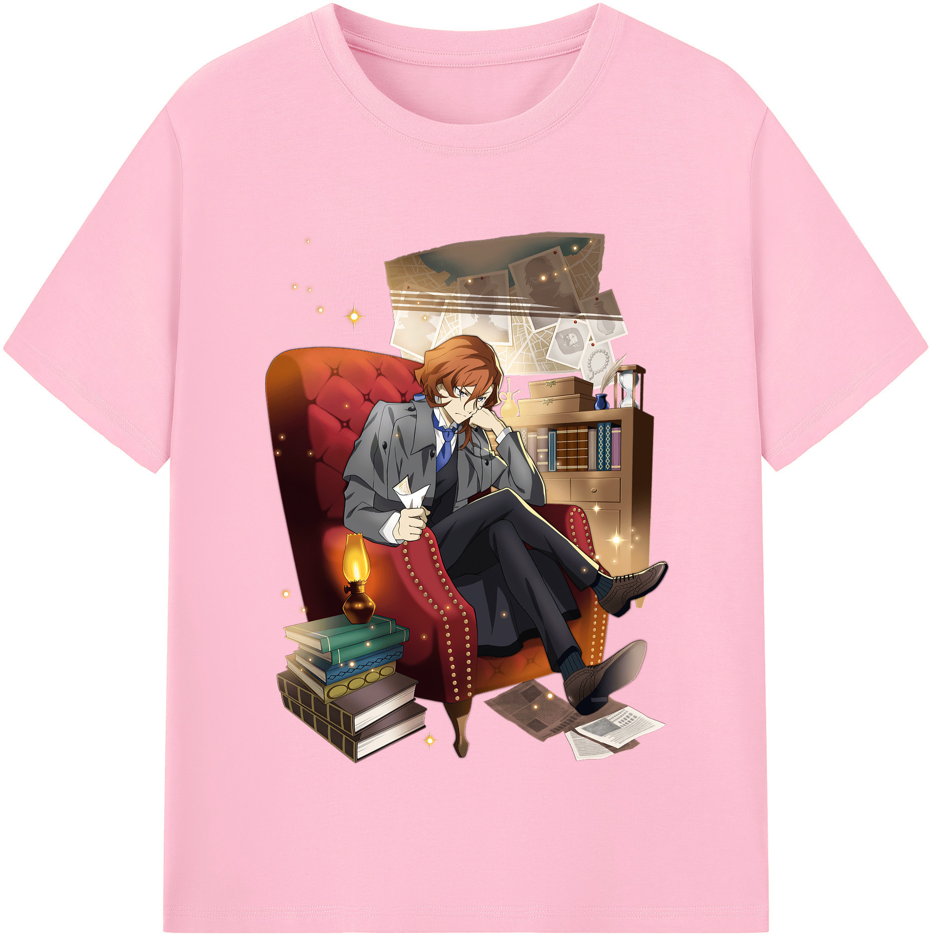 （画像用） 文豪ストレイドッグス Bungo Stray Dogs 綿100％半袖Tシャツ（フロントプリント）