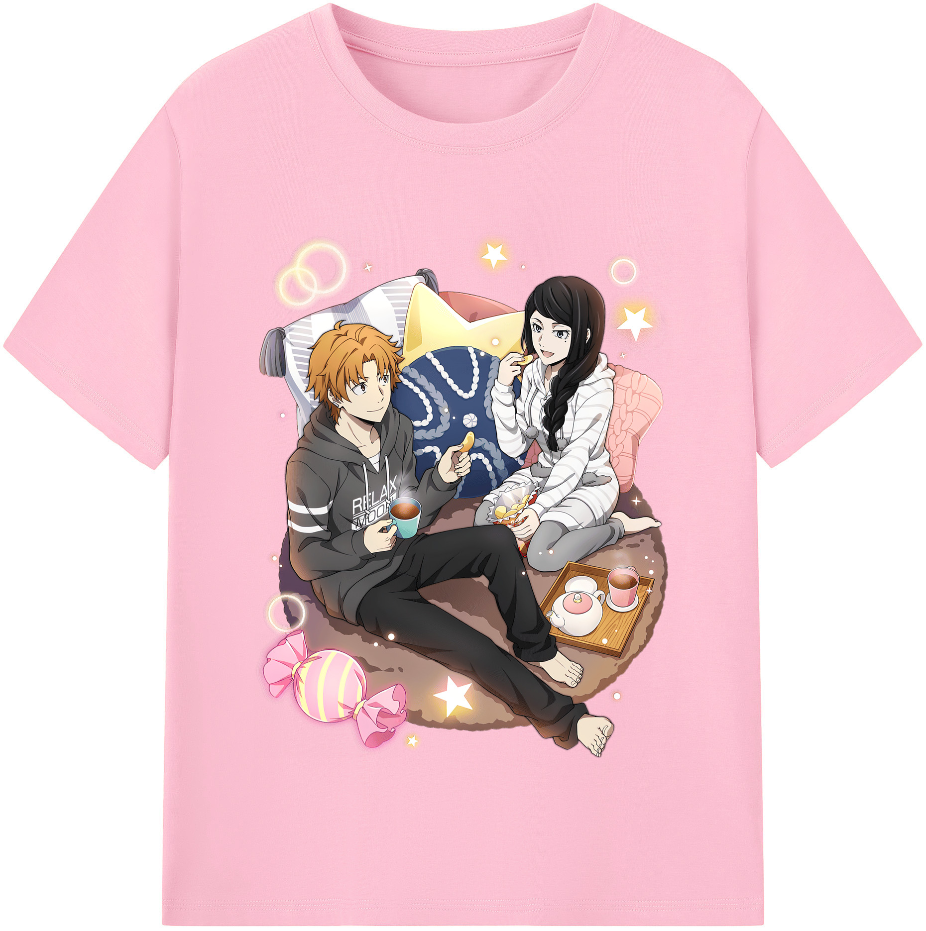 （画像用） 文豪ストレイドッグス Bungo Stray Dogs 綿100％半袖Tシャツ（フロントプリント）