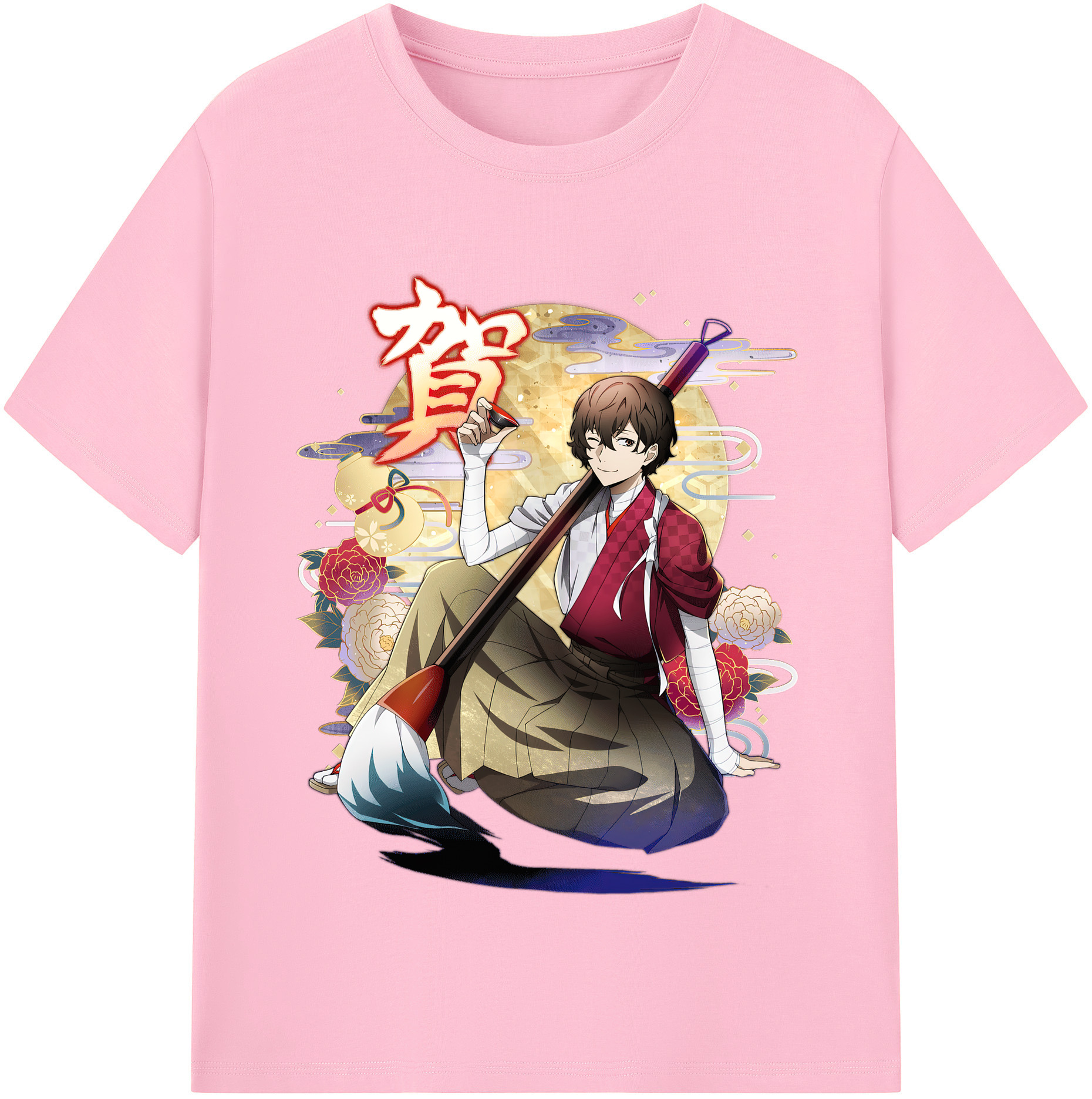 （画像用） 文豪ストレイドッグス Bungo Stray Dogs 綿100％半袖Tシャツ（フロントプリント）