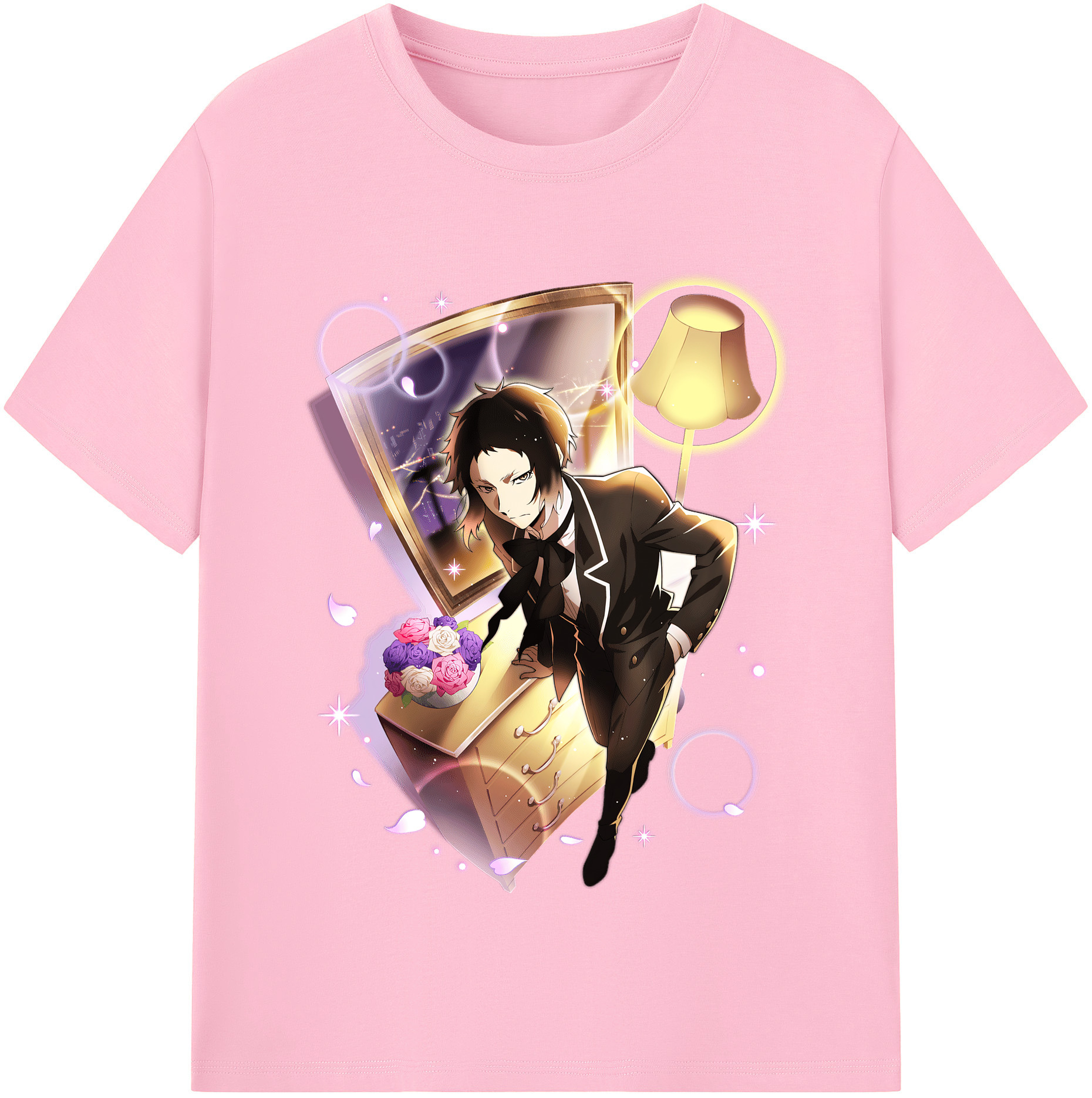 （画像用） 文豪ストレイドッグス Bungo Stray Dogs 綿100％半袖Tシャツ（フロントプリント）