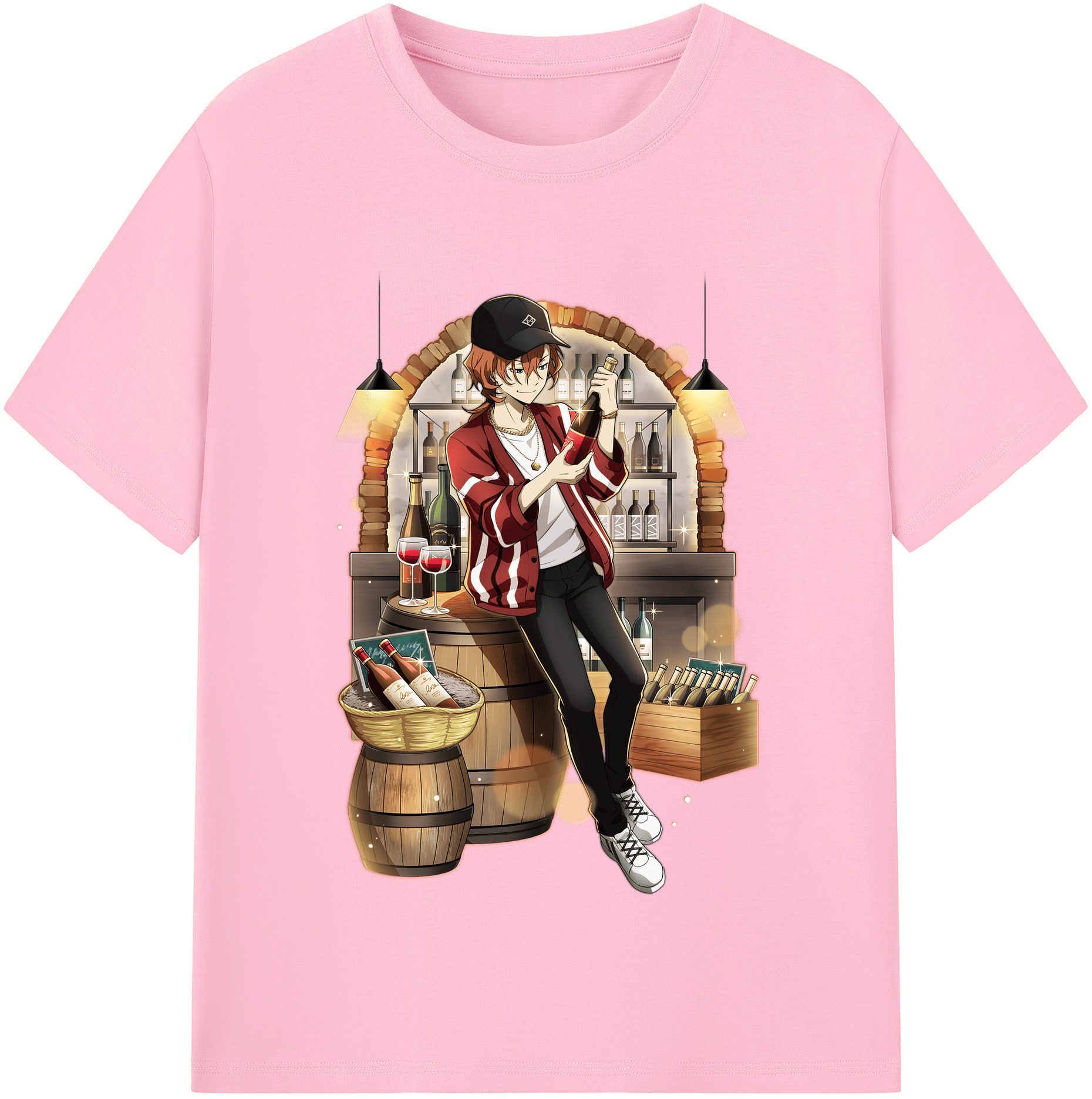 （画像用） 文豪ストレイドッグス Bungo Stray Dogs 綿100％半袖Tシャツ（フロントプリント）