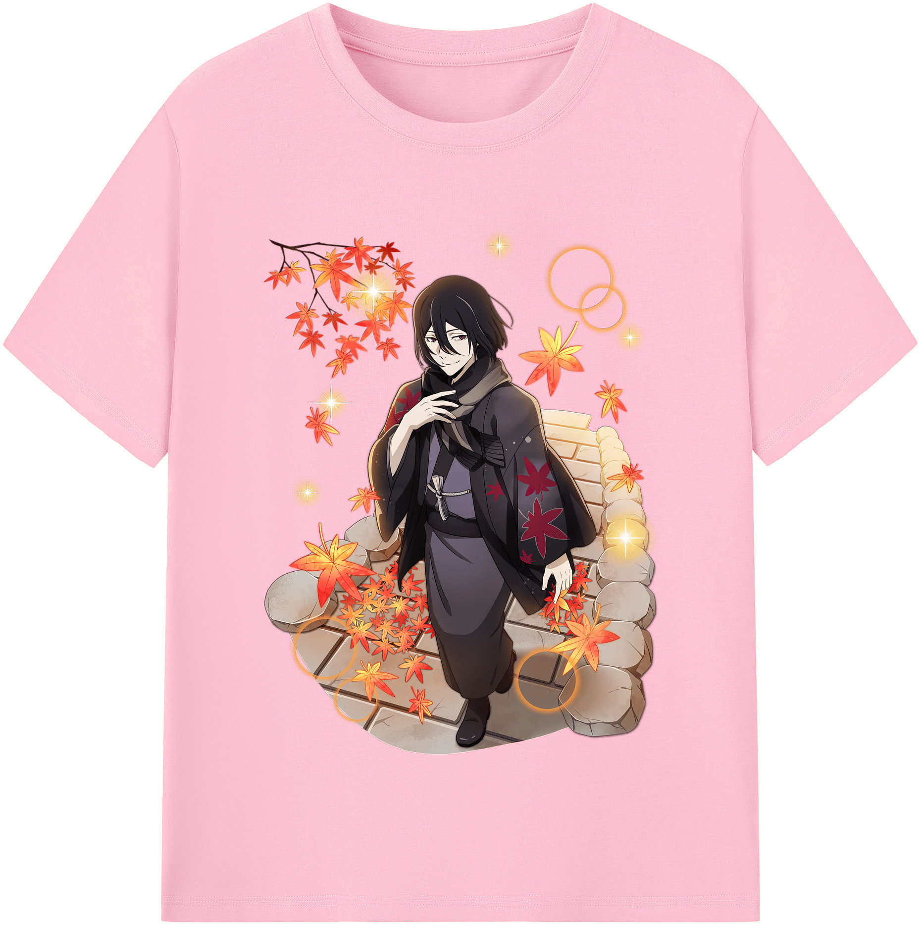 （画像用） 文豪ストレイドッグス Bungo Stray Dogs 綿100％半袖Tシャツ（フロントプリント）