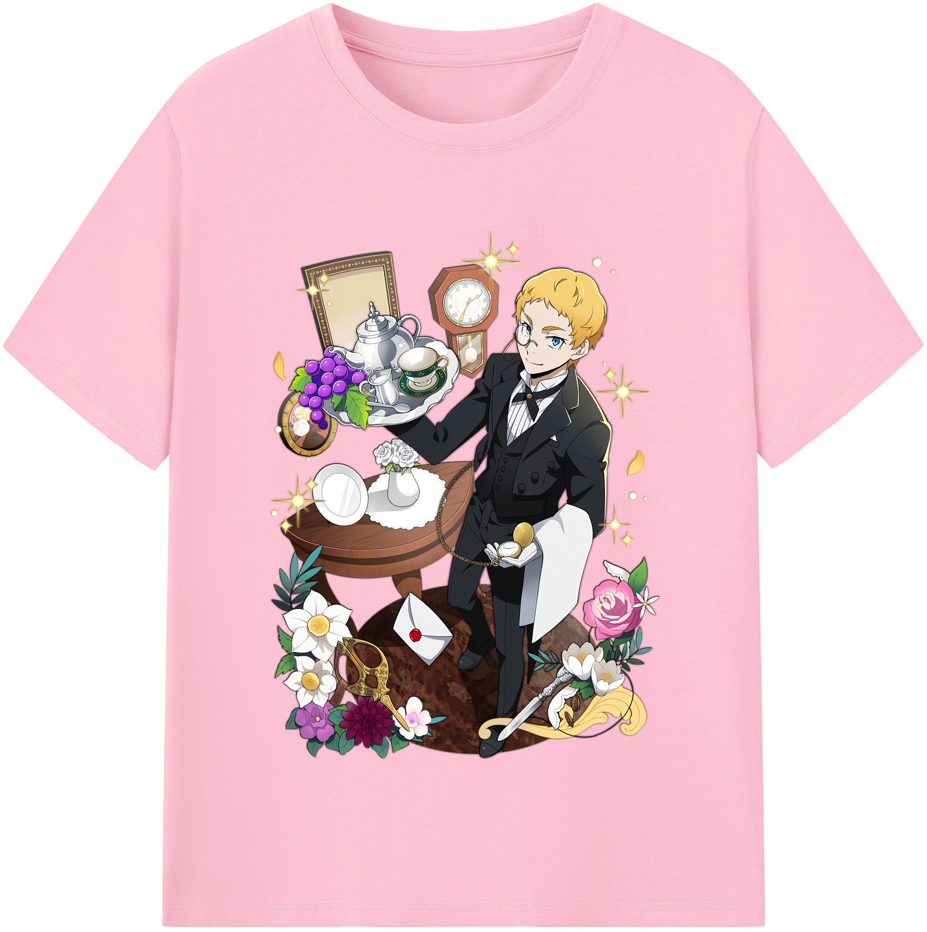（画像用） 文豪ストレイドッグス Bungo Stray Dogs 綿100％半袖Tシャツ（フロントプリント）