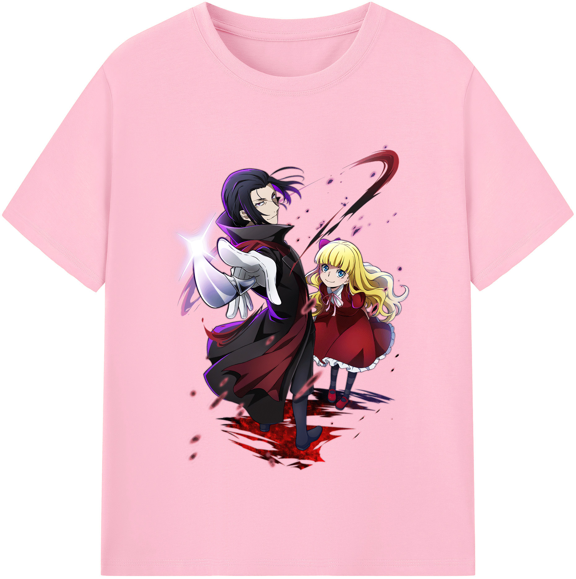 （画像用） 文豪ストレイドッグス Bungo Stray Dogs 綿100％半袖Tシャツ（フロントプリント）