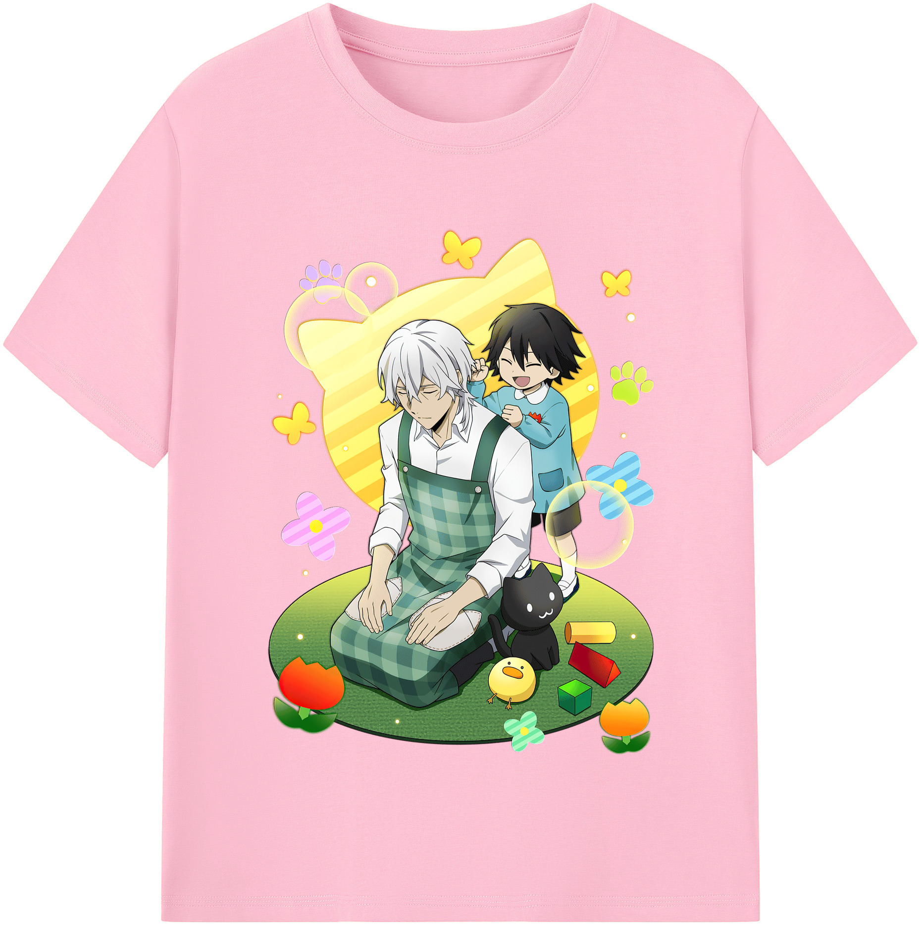 （画像用） 文豪ストレイドッグス Bungo Stray Dogs 綿100％半袖Tシャツ（フロントプリント）