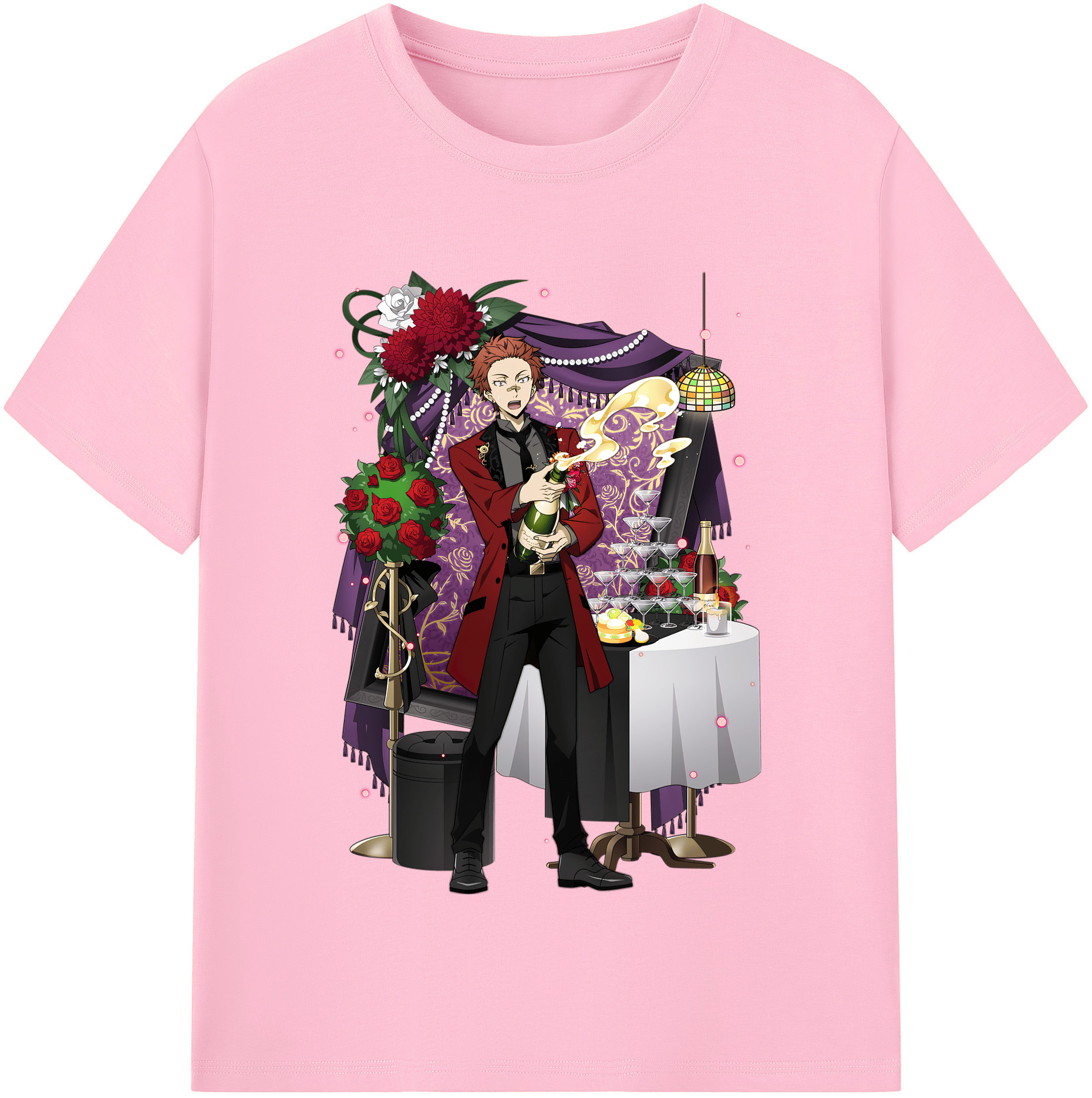 （画像用） 文豪ストレイドッグス Bungo Stray Dogs 綿100％半袖Tシャツ（フロントプリント）