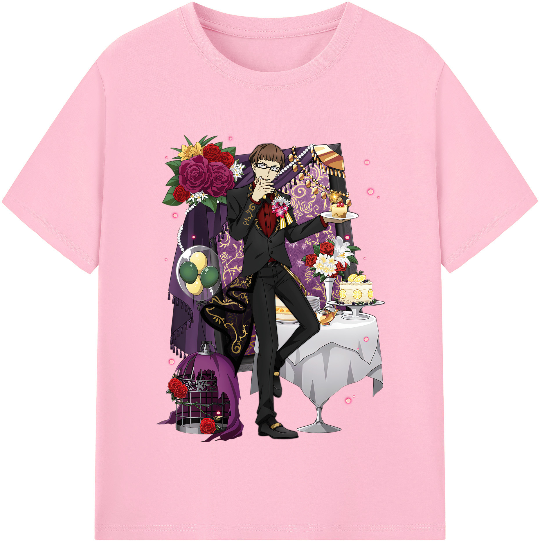 （画像用） 文豪ストレイドッグス Bungo Stray Dogs 綿100％半袖Tシャツ（フロントプリント）