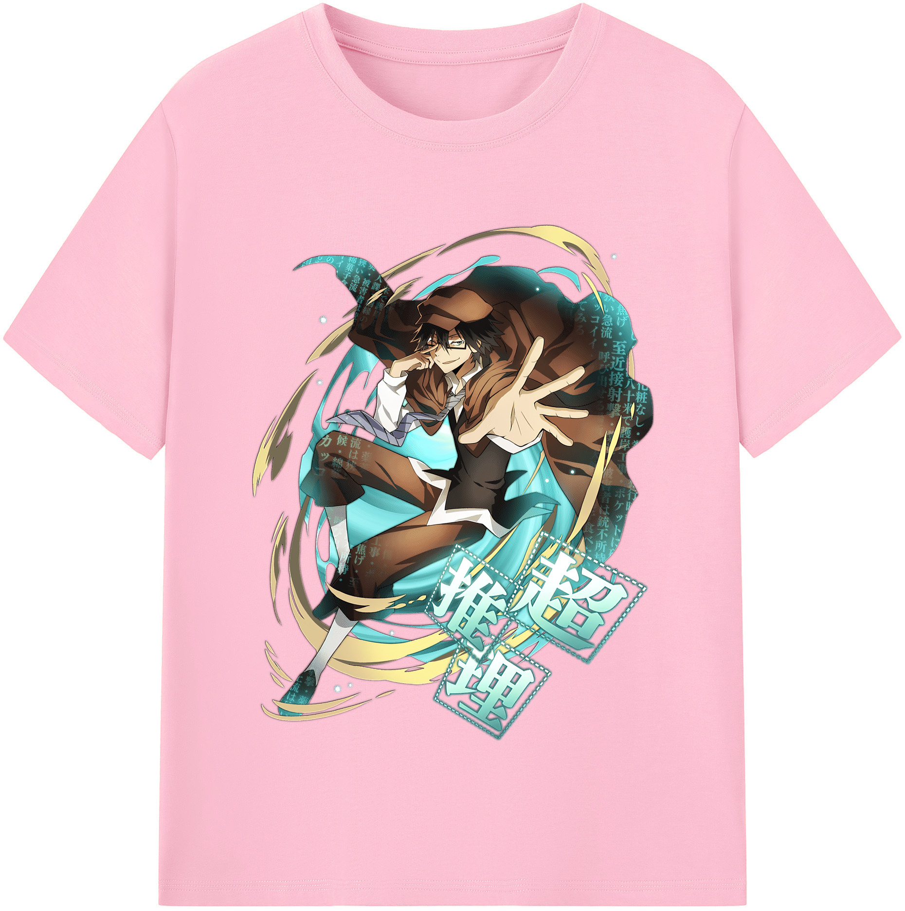 （画像用） 文豪ストレイドッグス Bungo Stray Dogs 綿100％半袖Tシャツ（フロントプリント）