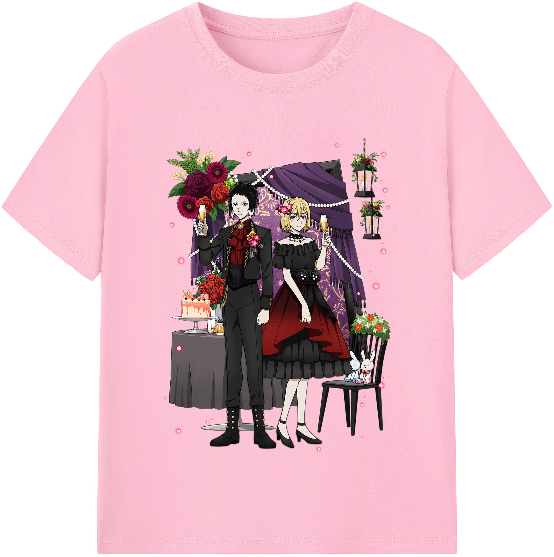 （画像用） 文豪ストレイドッグス Bungo Stray Dogs 綿100％半袖Tシャツ（フロントプリント）
