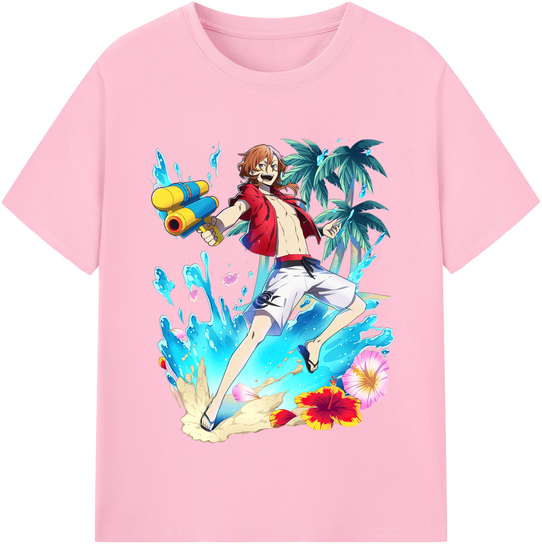 （画像用） 文豪ストレイドッグス Bungo Stray Dogs 綿100％半袖Tシャツ（フロントプリント）