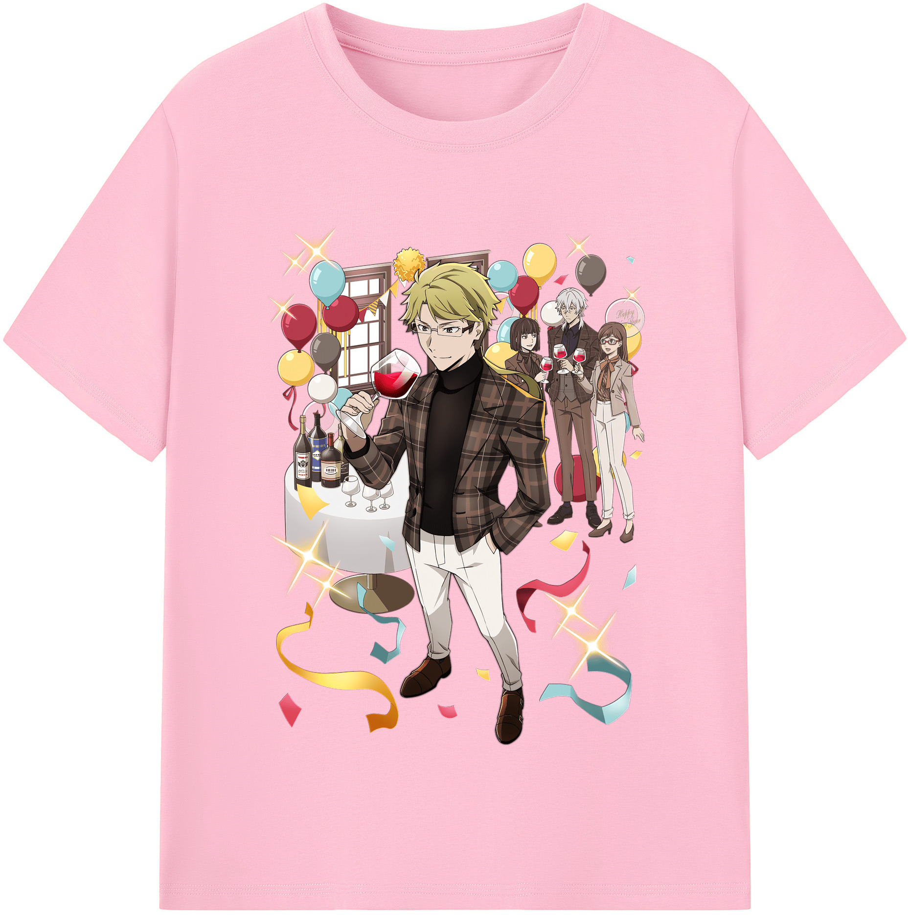 （画像用） 文豪ストレイドッグス Bungo Stray Dogs 綿100％半袖Tシャツ（フロントプリント）