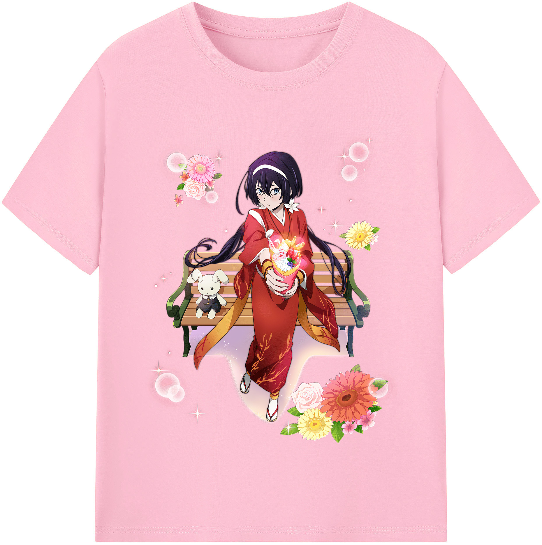 （画像用） 文豪ストレイドッグス Bungo Stray Dogs 綿100％半袖Tシャツ（フロントプリント）