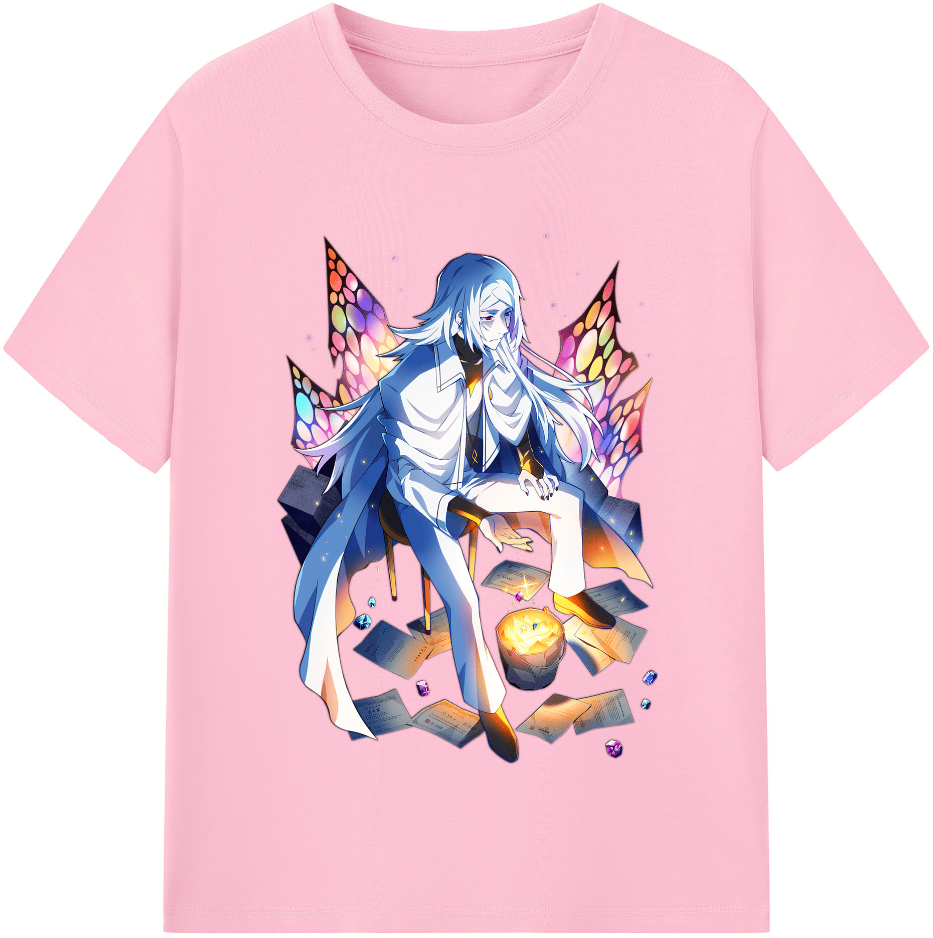 （画像用） 文豪ストレイドッグス Bungo Stray Dogs 綿100％半袖Tシャツ（フロントプリント）