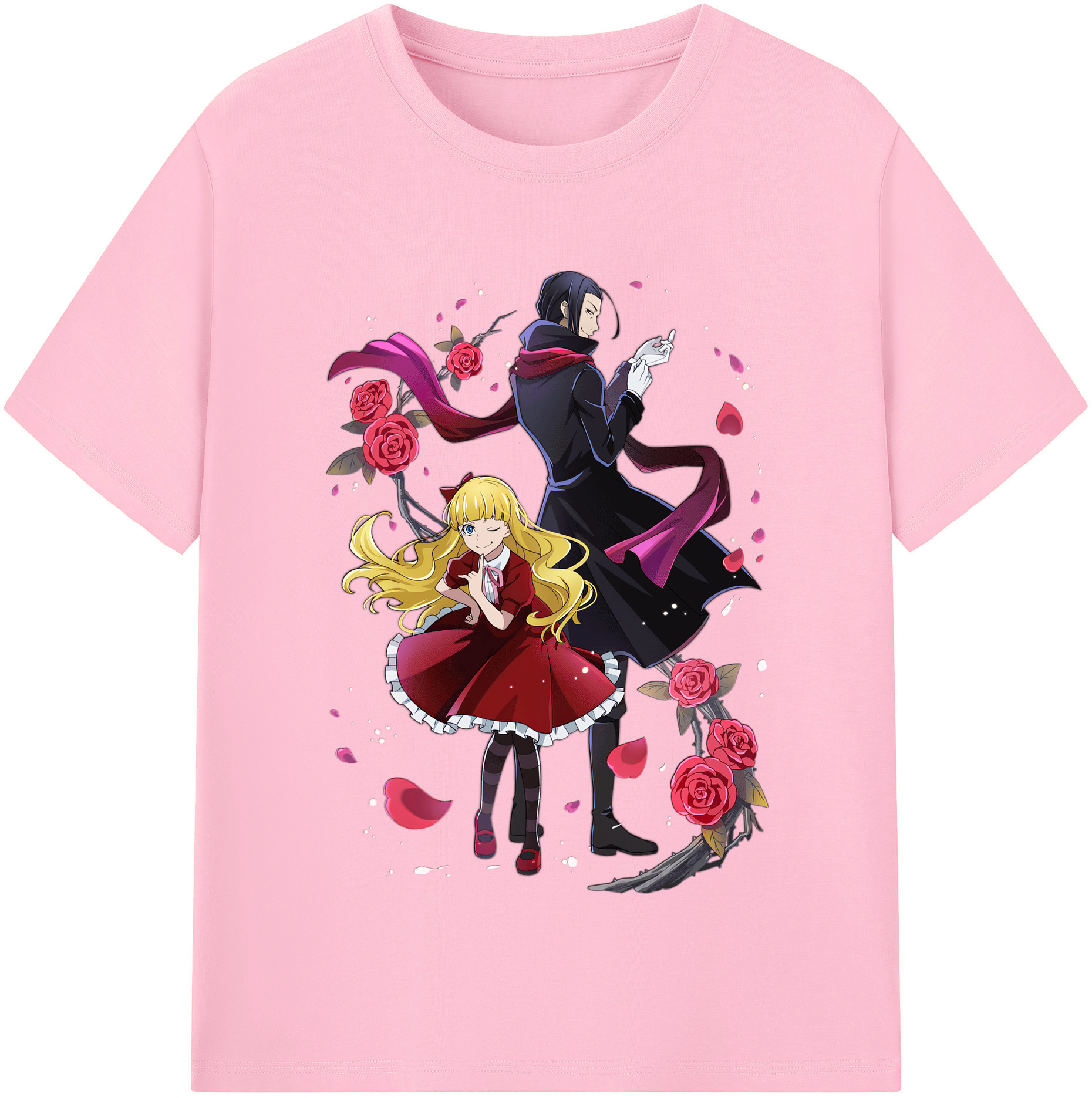 （画像用） 文豪ストレイドッグス Bungo Stray Dogs 綿100％半袖Tシャツ（フロントプリント）