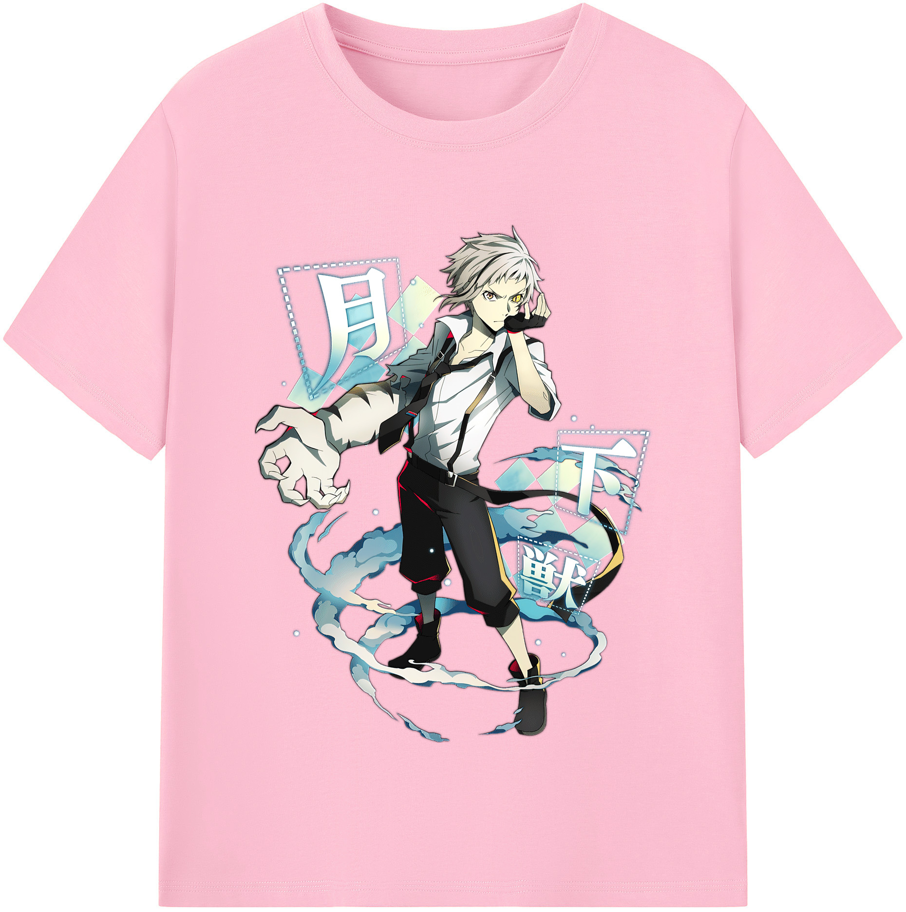 （画像用） 文豪ストレイドッグス Bungo Stray Dogs 綿100％半袖Tシャツ（フロントプリント）