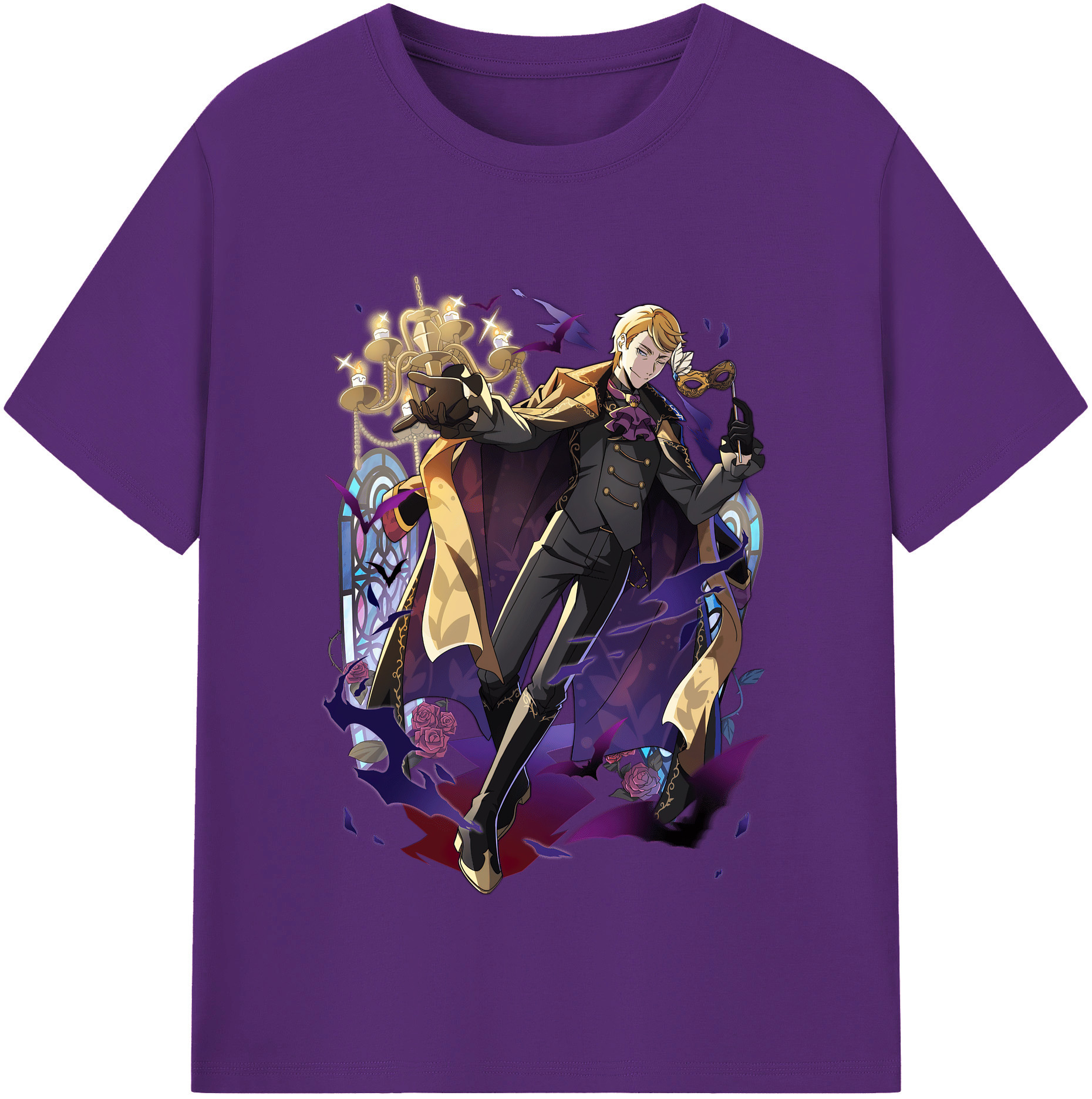 （画像用） 文豪ストレイドッグス Bungo Stray Dogs 綿100％半袖Tシャツ（フロントプリント）