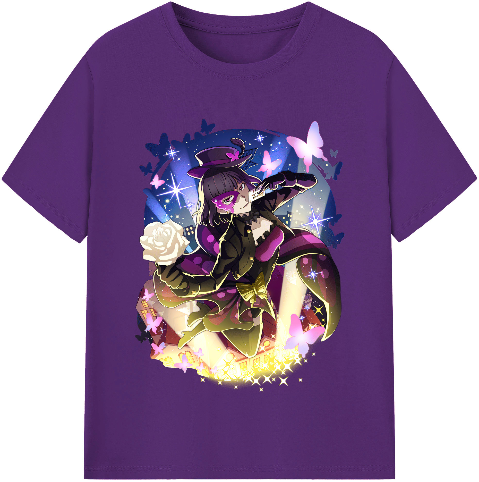 （画像用） 文豪ストレイドッグス Bungo Stray Dogs 綿100％半袖Tシャツ（フロントプリント）