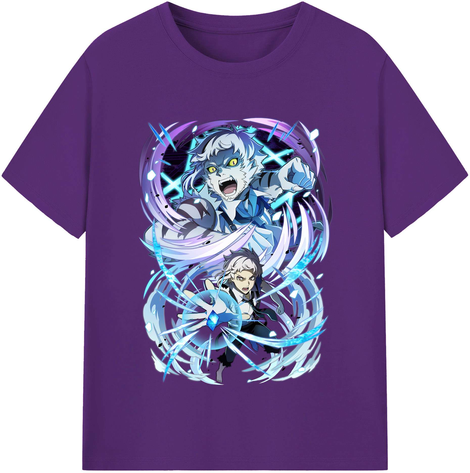 （画像用） 文豪ストレイドッグス Bungo Stray Dogs 綿100％半袖Tシャツ（フロントプリント）