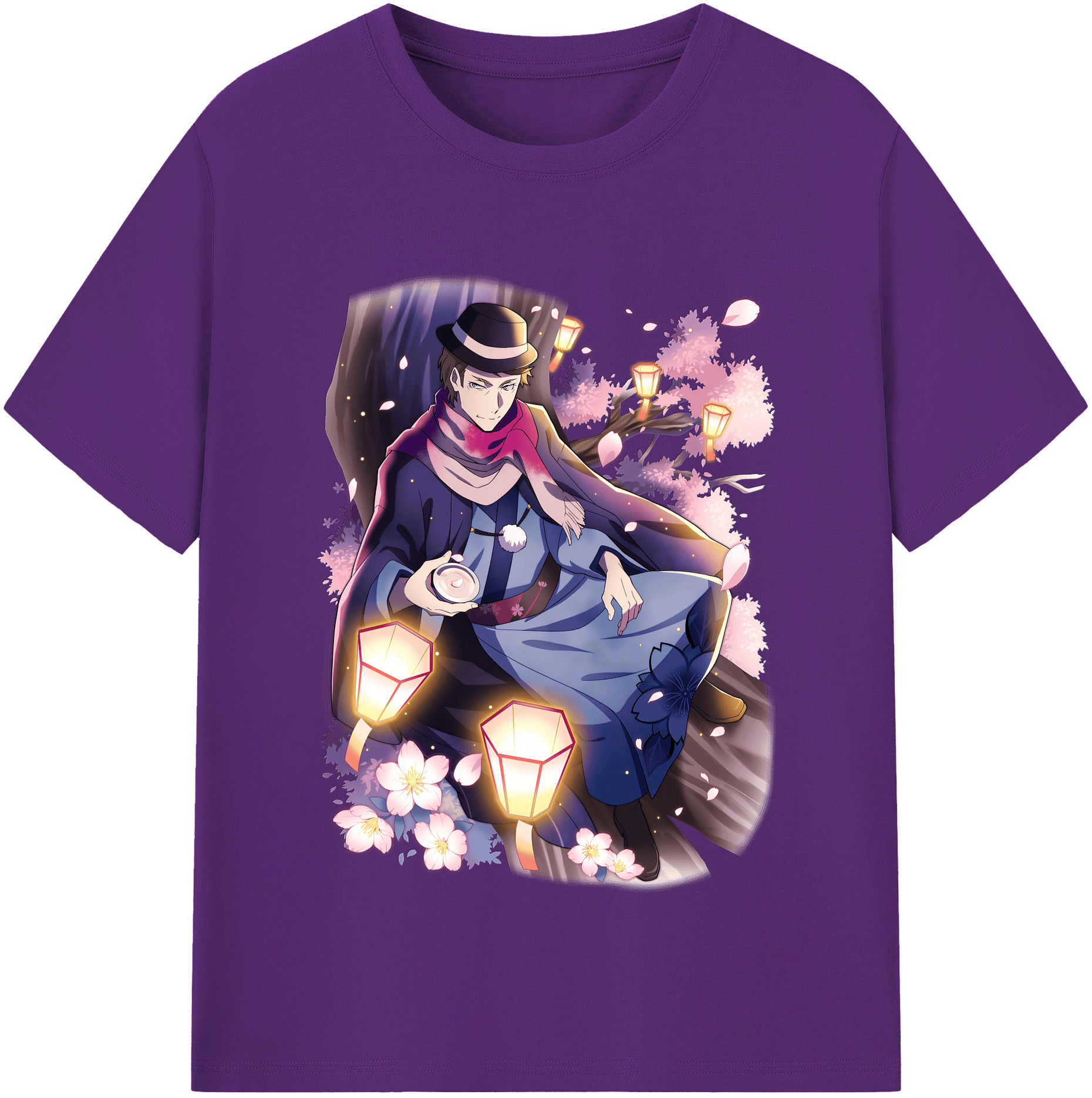 （画像用） 文豪ストレイドッグス Bungo Stray Dogs 綿100％半袖Tシャツ（フロントプリント）