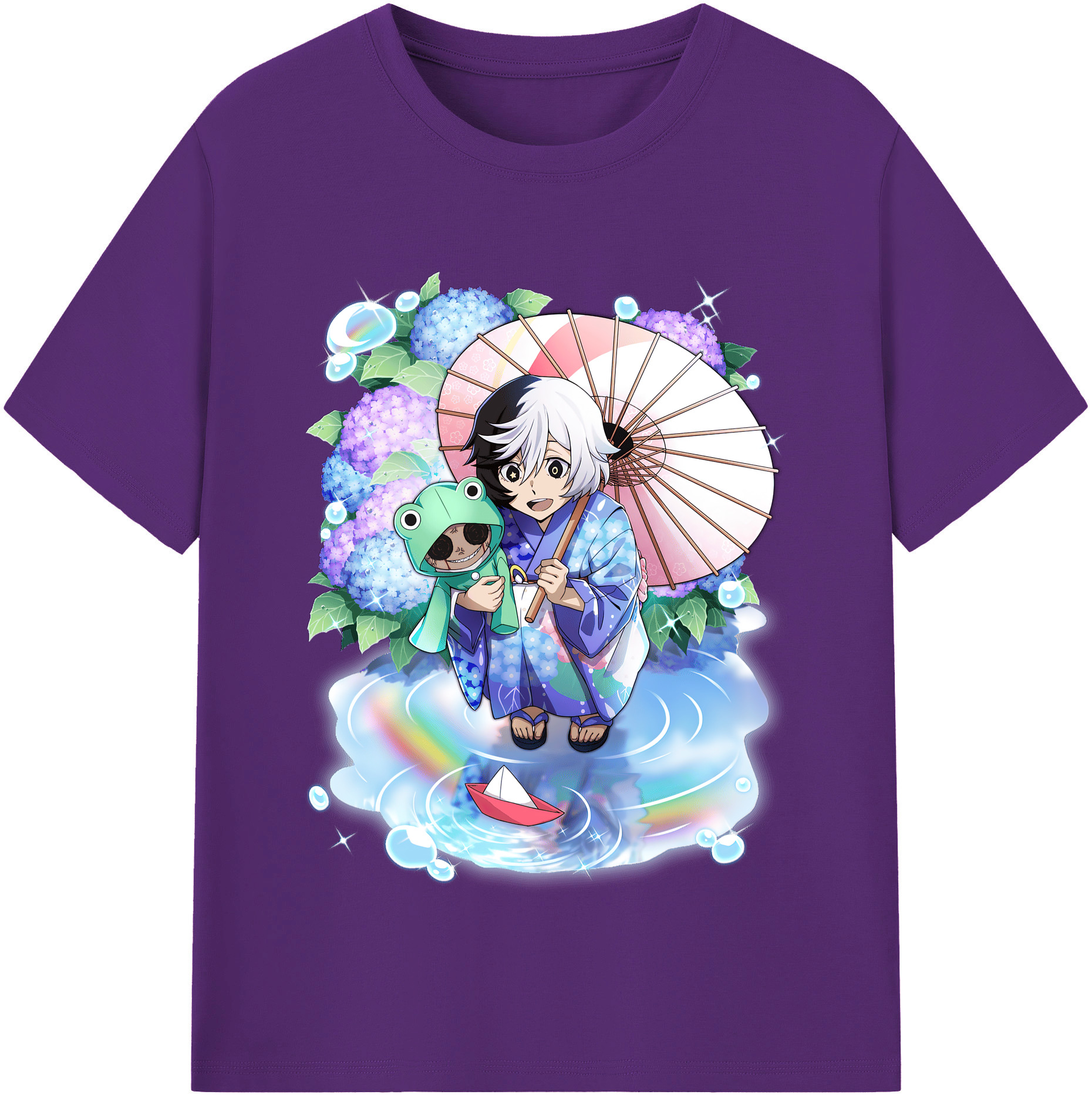 （画像用） 文豪ストレイドッグス Bungo Stray Dogs 綿100％半袖Tシャツ（フロントプリント）