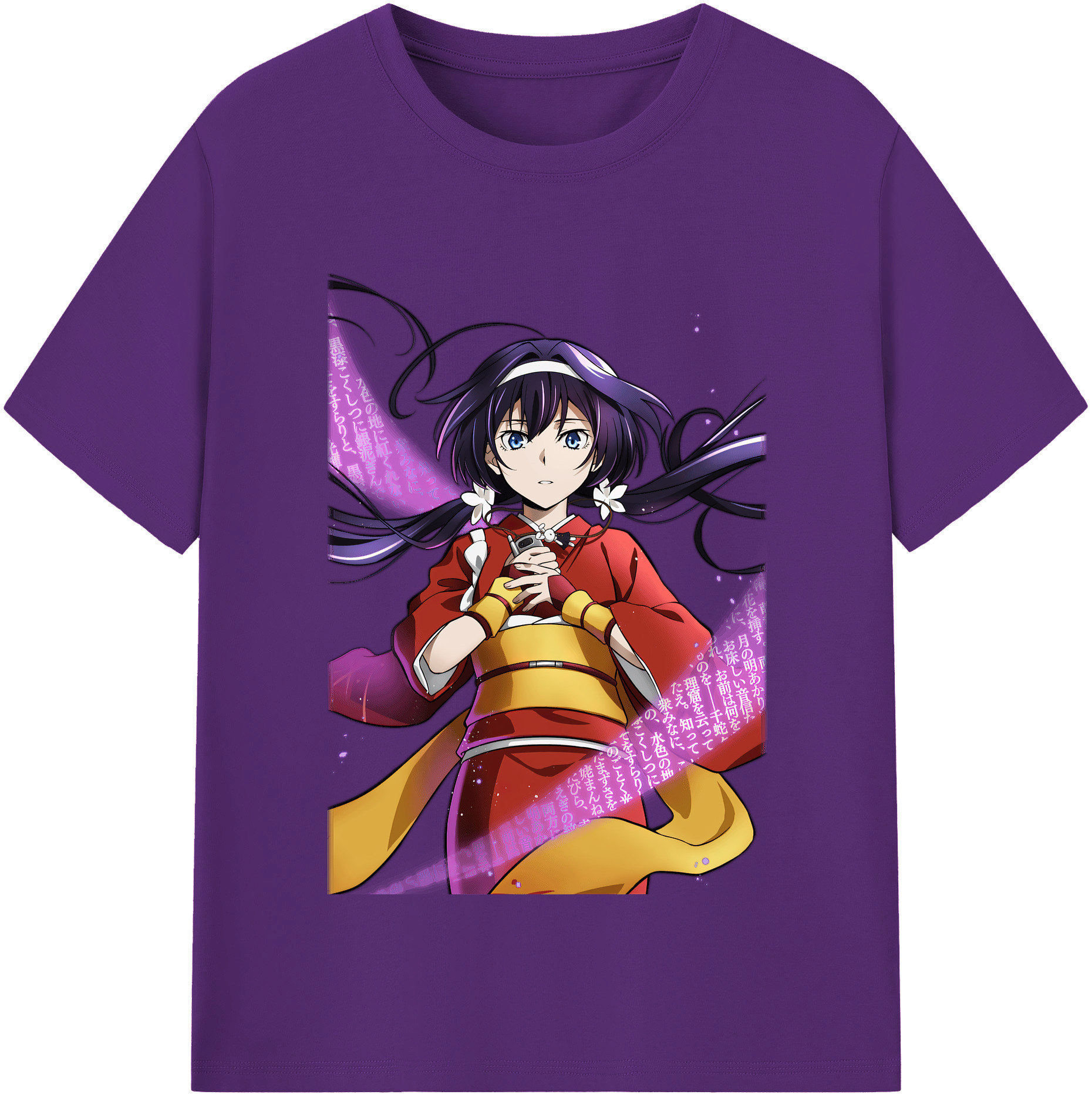 （画像用） 文豪ストレイドッグス Bungo Stray Dogs 綿100％半袖Tシャツ（フロントプリント）