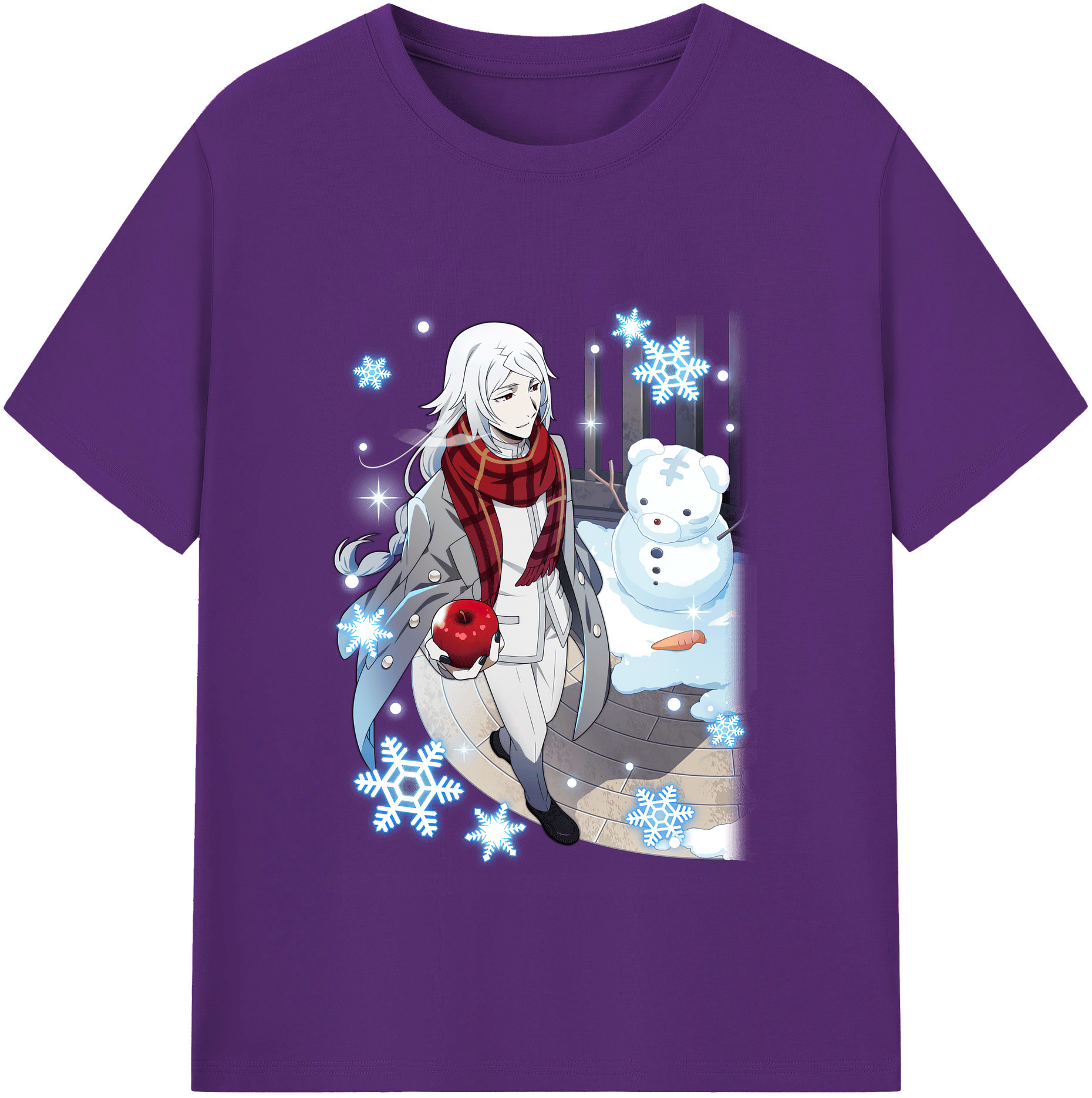 （画像用） 文豪ストレイドッグス Bungo Stray Dogs 綿100％半袖Tシャツ（フロントプリント）
