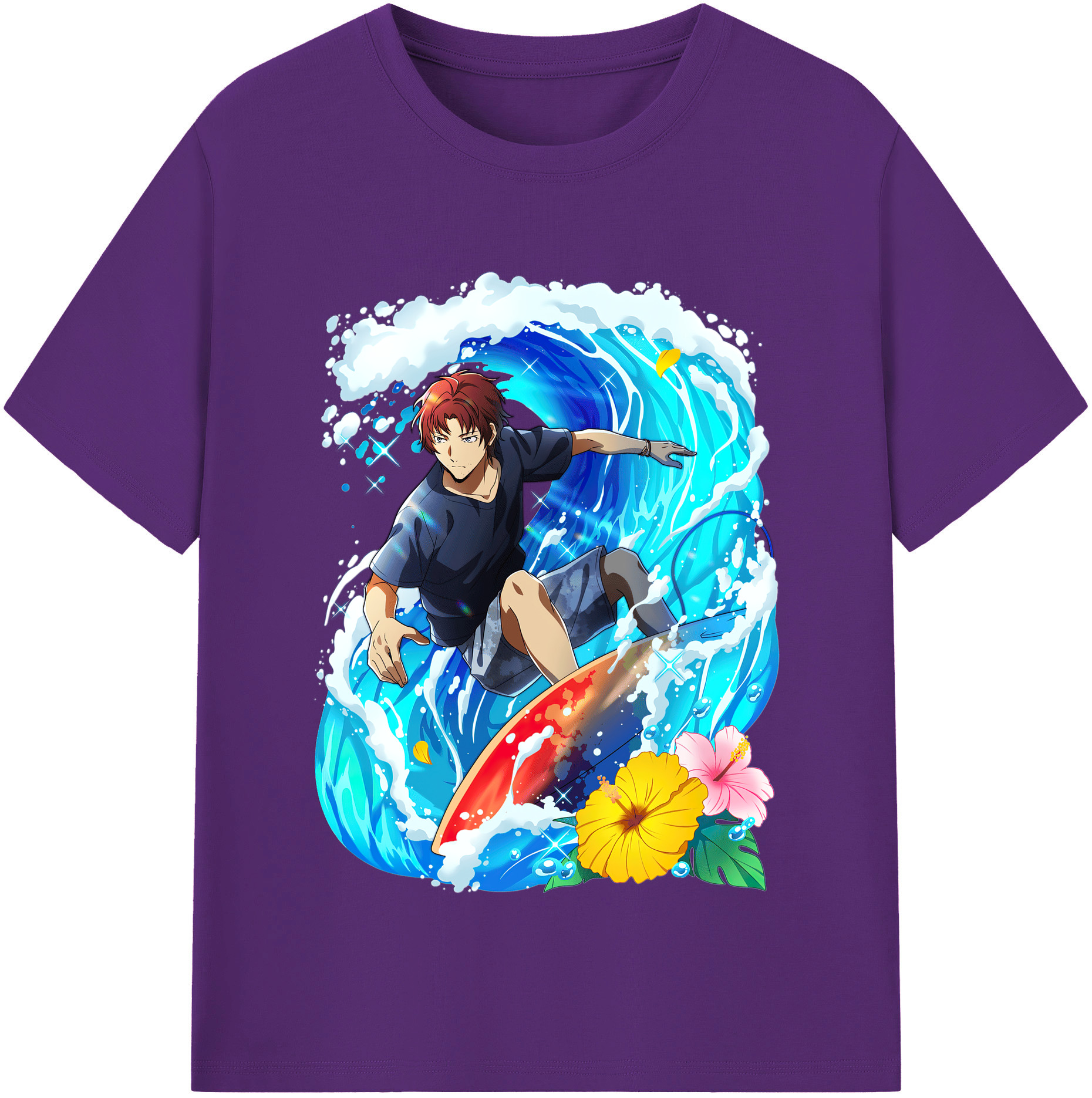 （画像用） 文豪ストレイドッグス Bungo Stray Dogs 綿100％半袖Tシャツ（フロントプリント）
