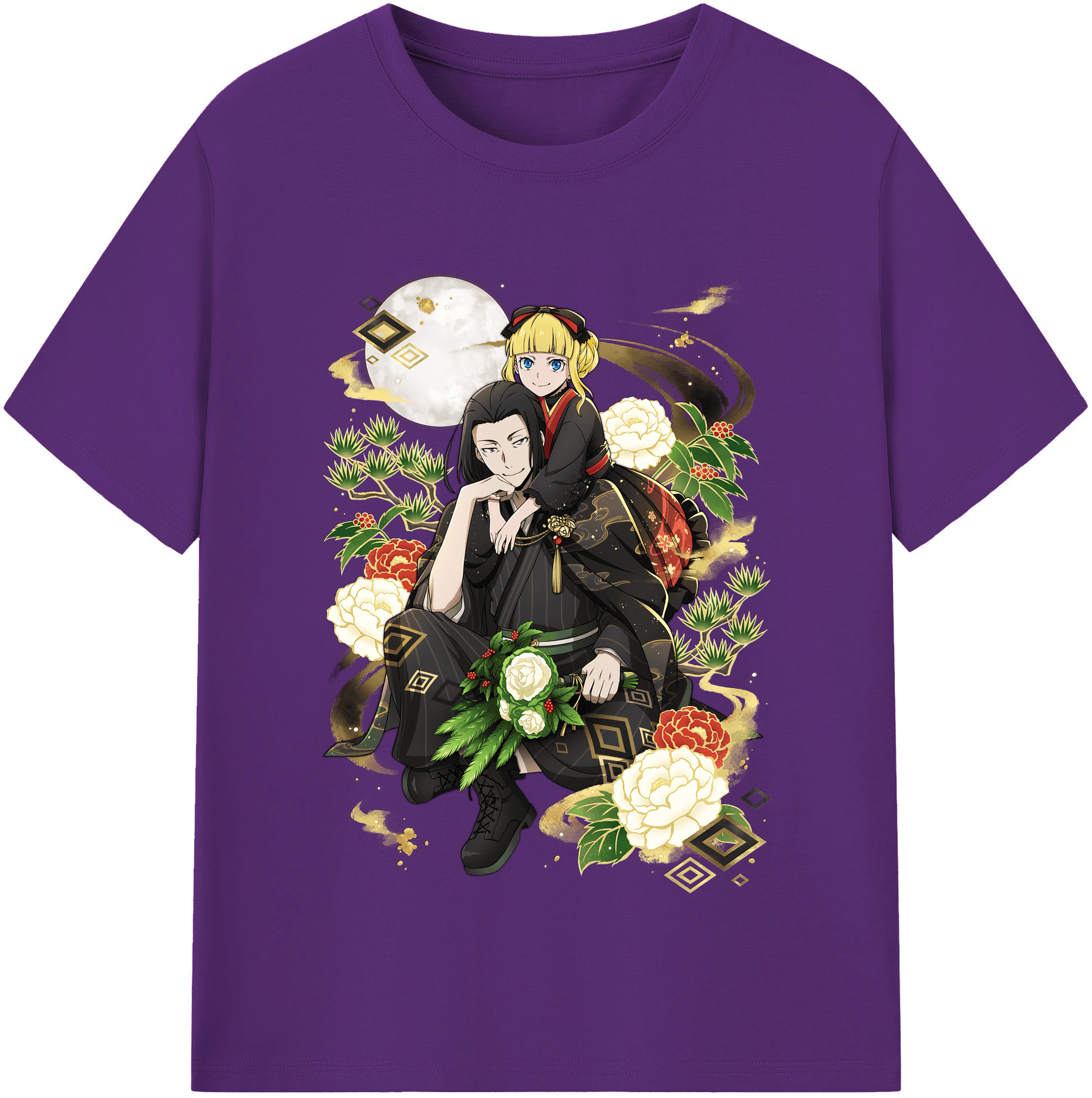 （画像用） 文豪ストレイドッグス Bungo Stray Dogs 綿100％半袖Tシャツ（フロントプリント）