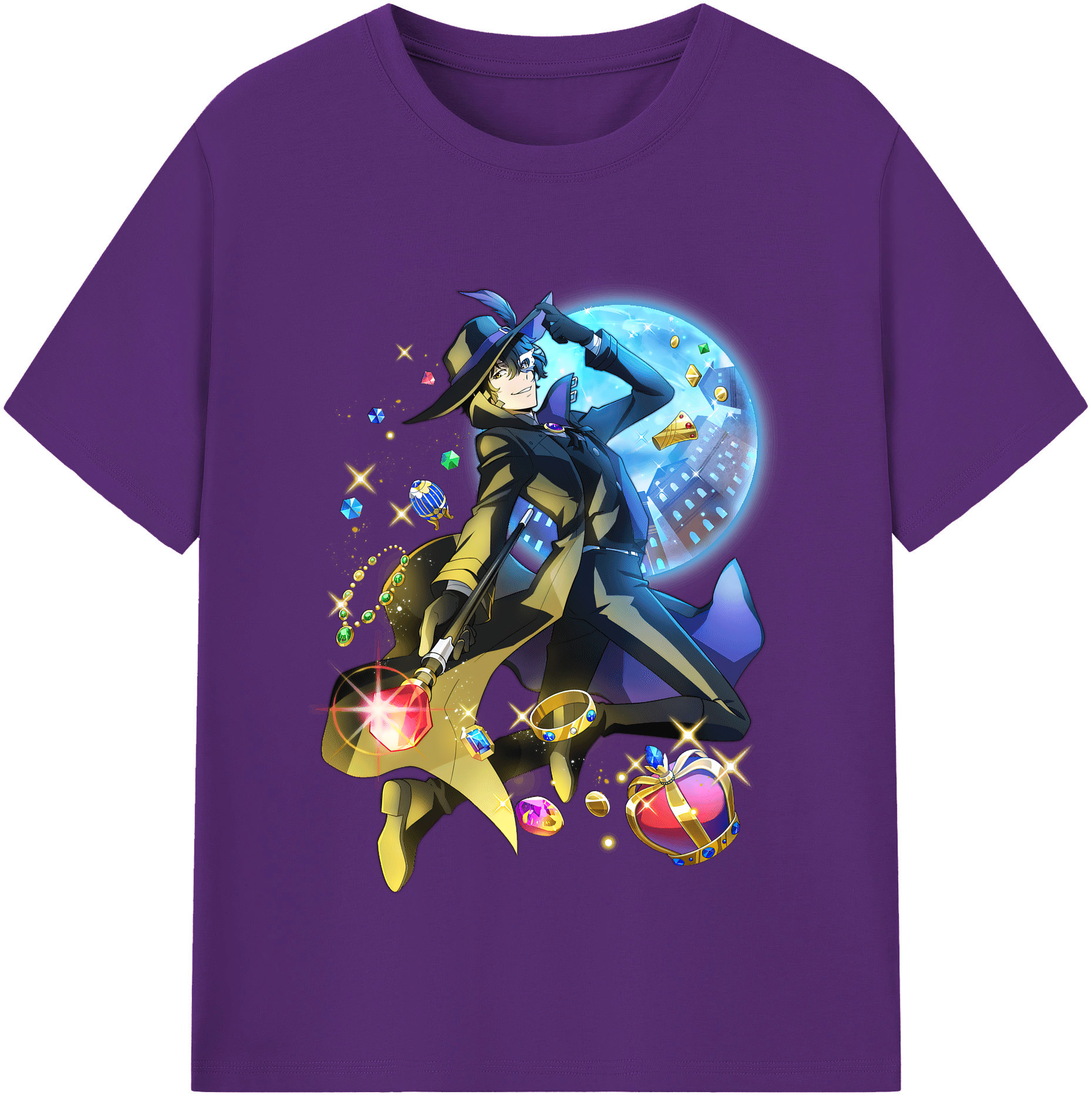 （画像用） 文豪ストレイドッグス Bungo Stray Dogs 綿100％半袖Tシャツ（フロントプリント）