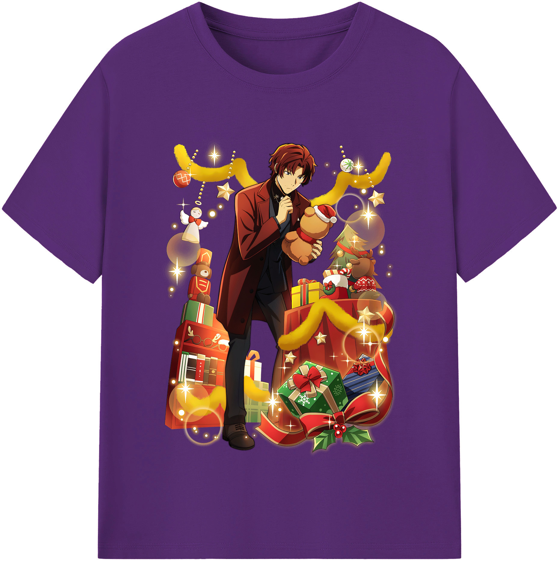 文豪ストレイドッグス Bungo Stray Dogs 綿100％半袖Tシャツ（フロントプリント）