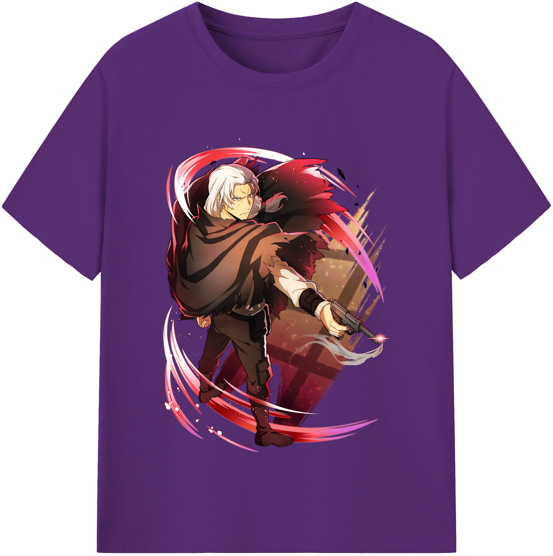 （画像用） 文豪ストレイドッグス Bungo Stray Dogs 綿100％半袖Tシャツ（フロントプリント）