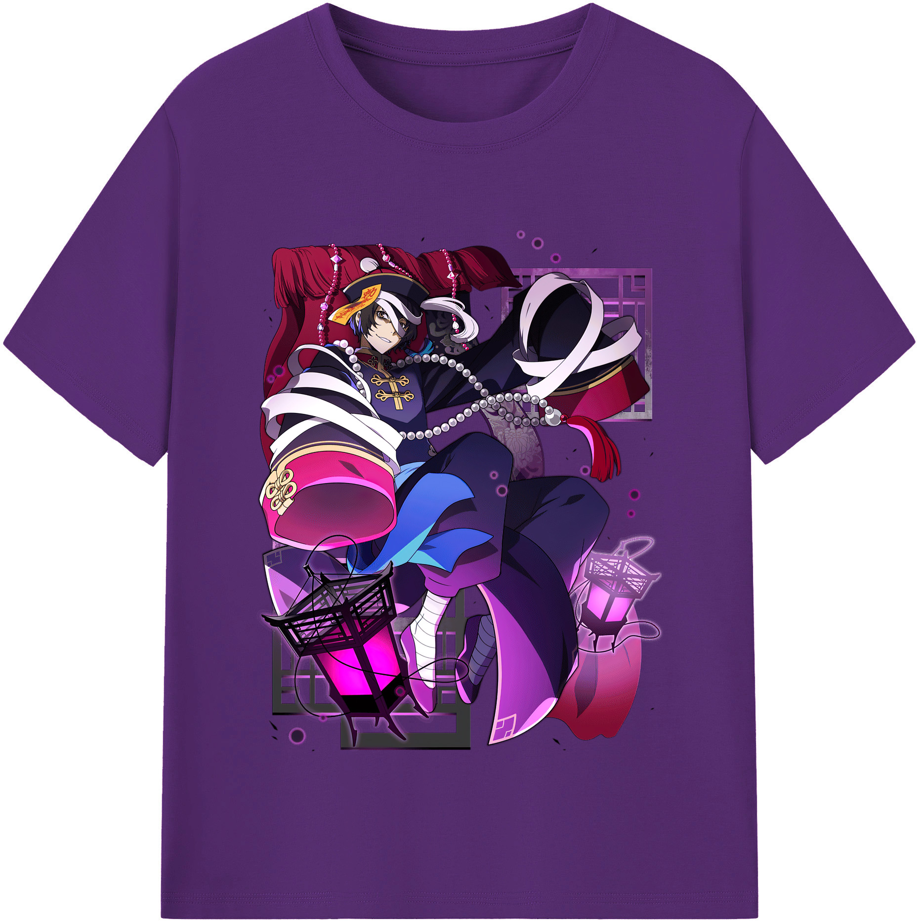 （画像用） 文豪ストレイドッグス Bungo Stray Dogs 綿100％半袖Tシャツ（フロントプリント）