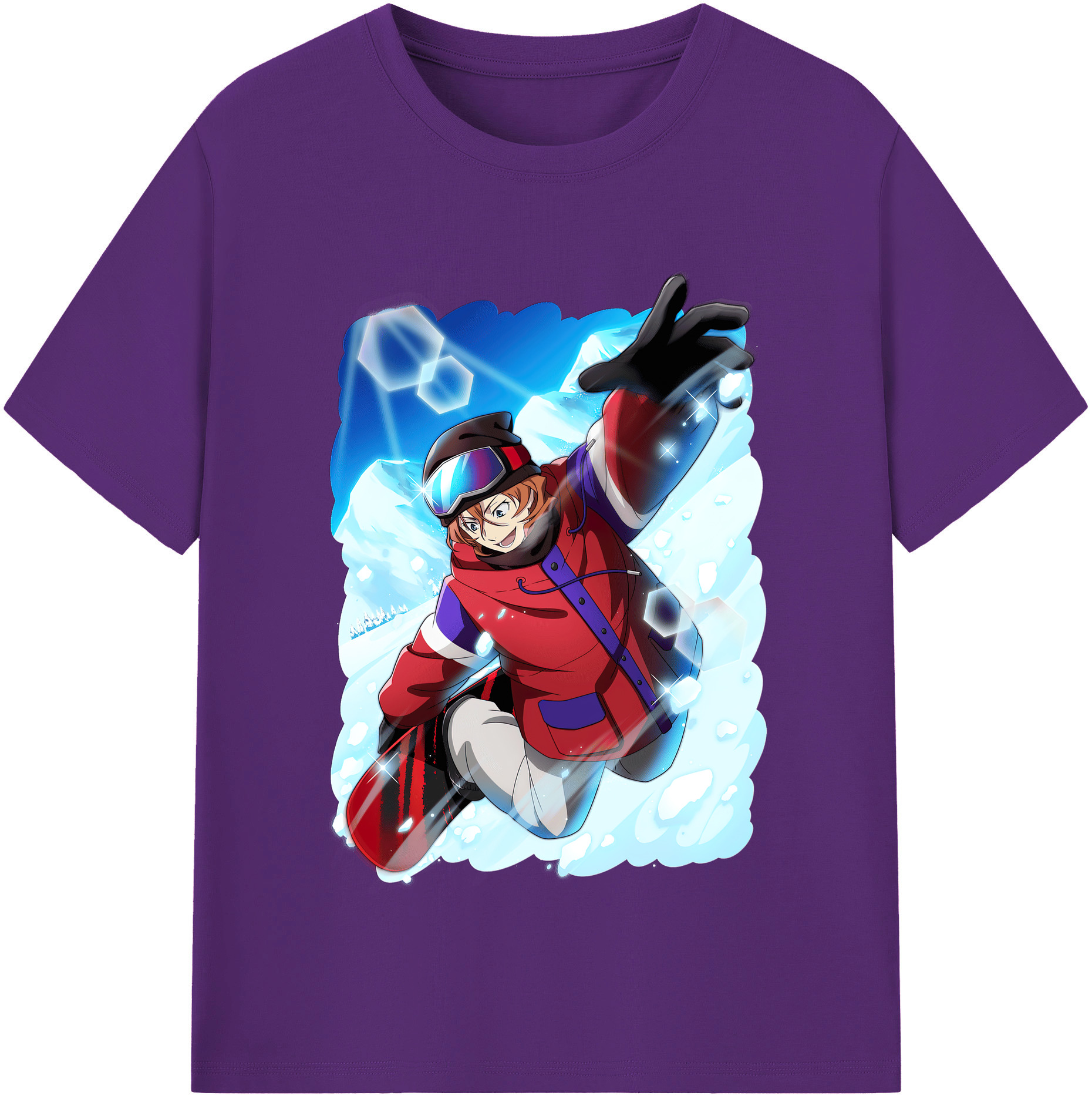 （画像用） 文豪ストレイドッグス Bungo Stray Dogs 綿100％半袖Tシャツ（フロントプリント）