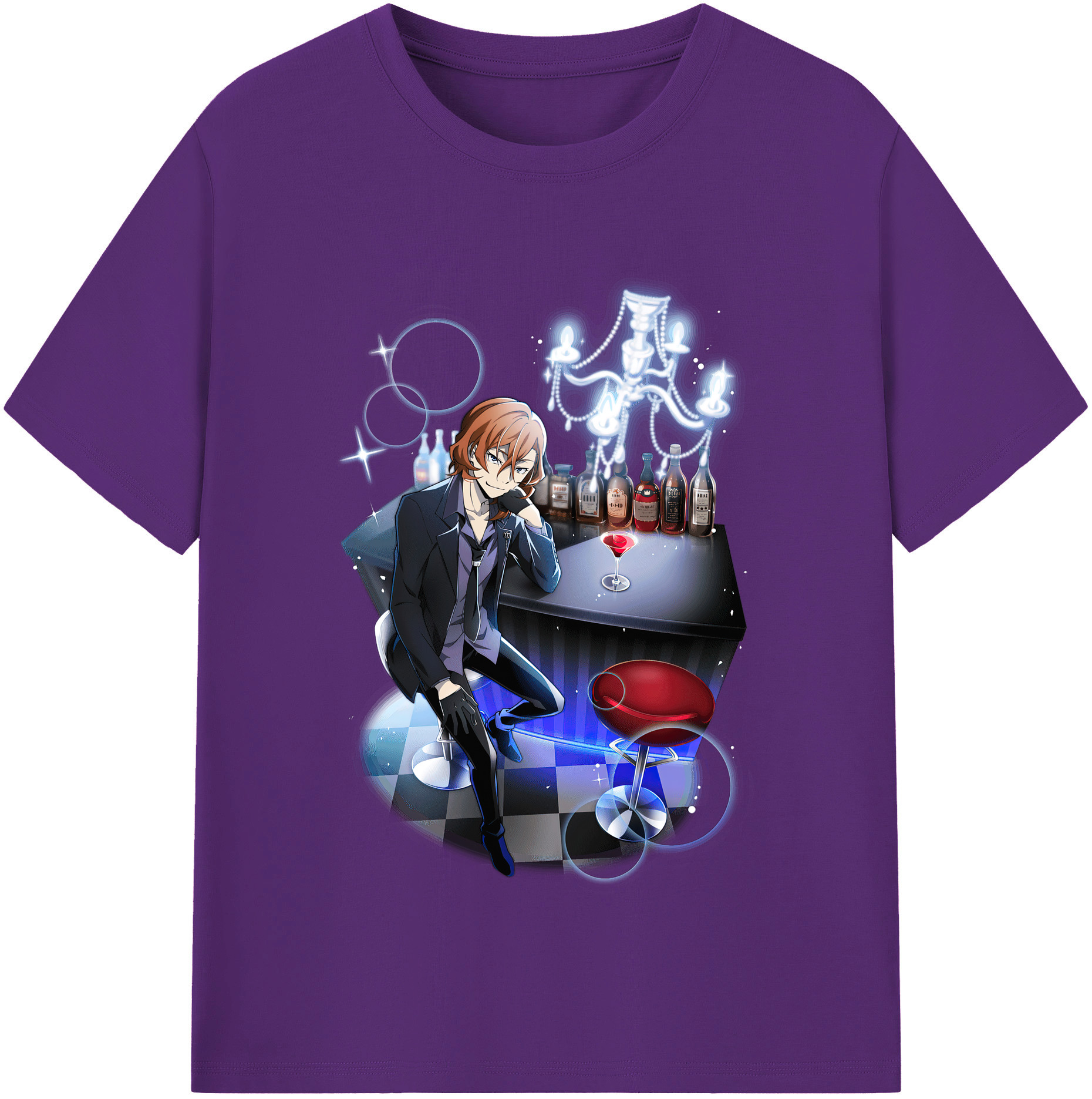 （画像用） 文豪ストレイドッグス Bungo Stray Dogs 綿100％半袖Tシャツ（フロントプリント）