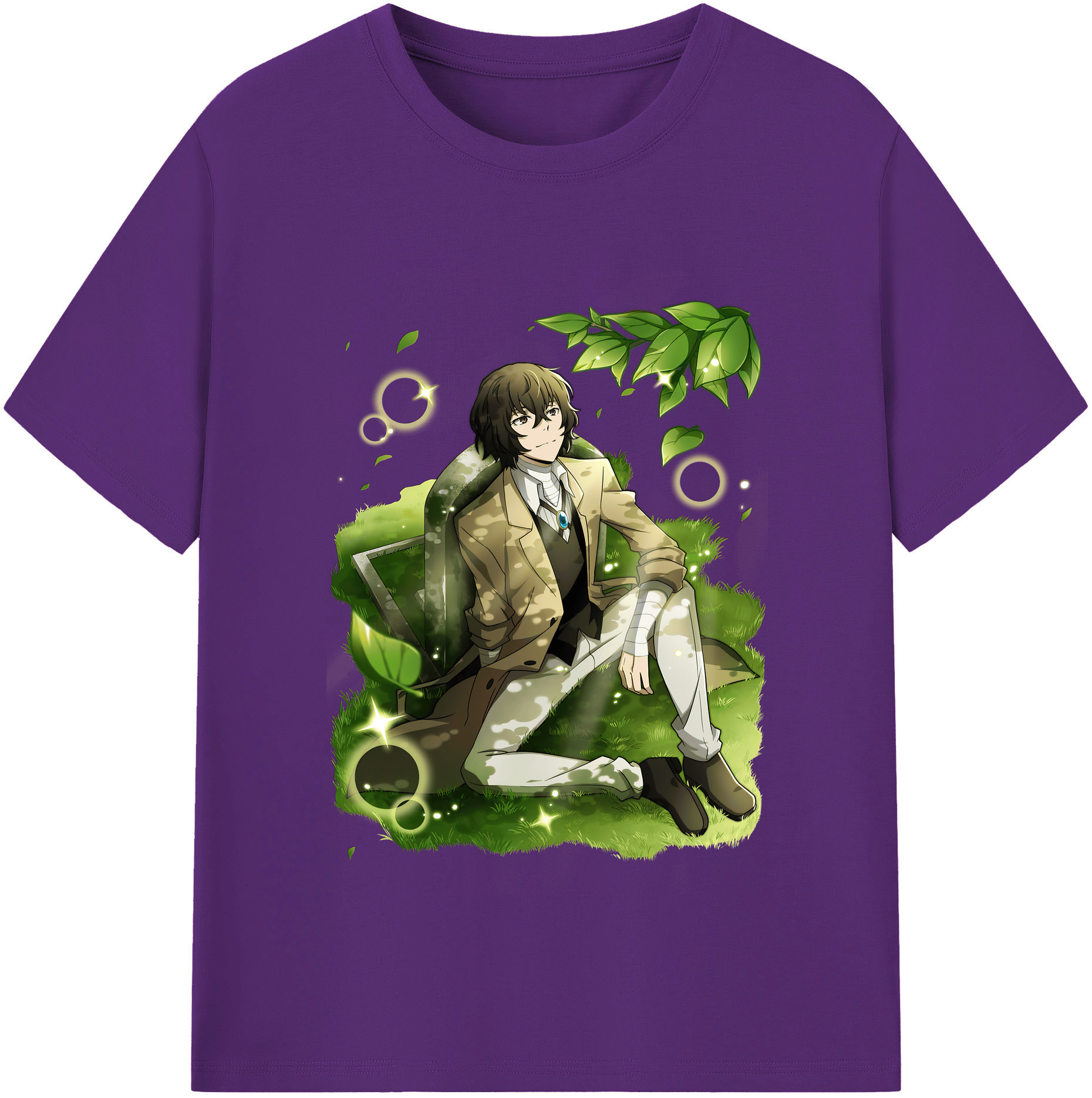 （画像用） 文豪ストレイドッグス Bungo Stray Dogs 綿100％半袖Tシャツ（フロントプリント）