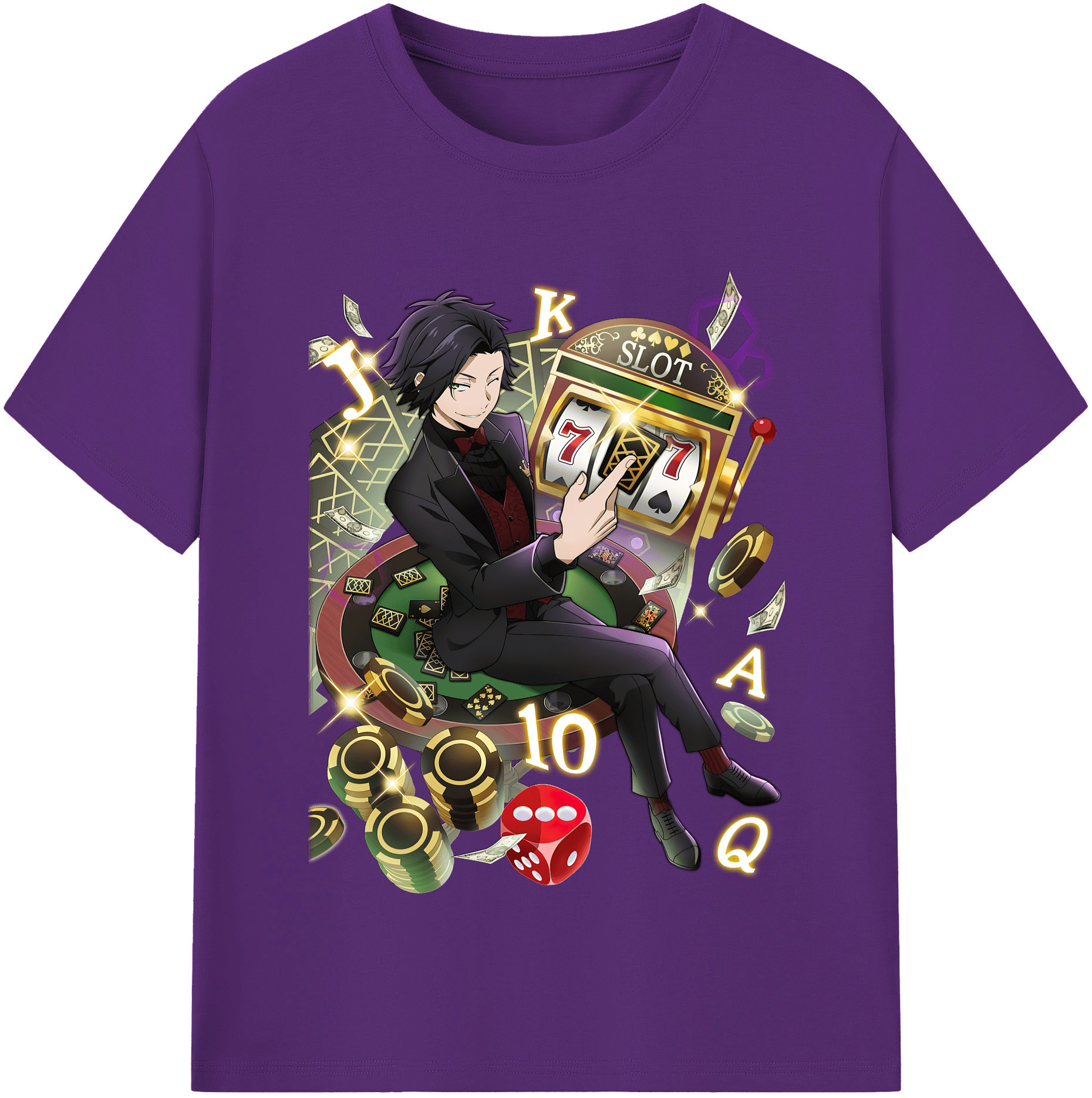 （画像用） 文豪ストレイドッグス Bungo Stray Dogs 綿100％半袖Tシャツ（フロントプリント）
