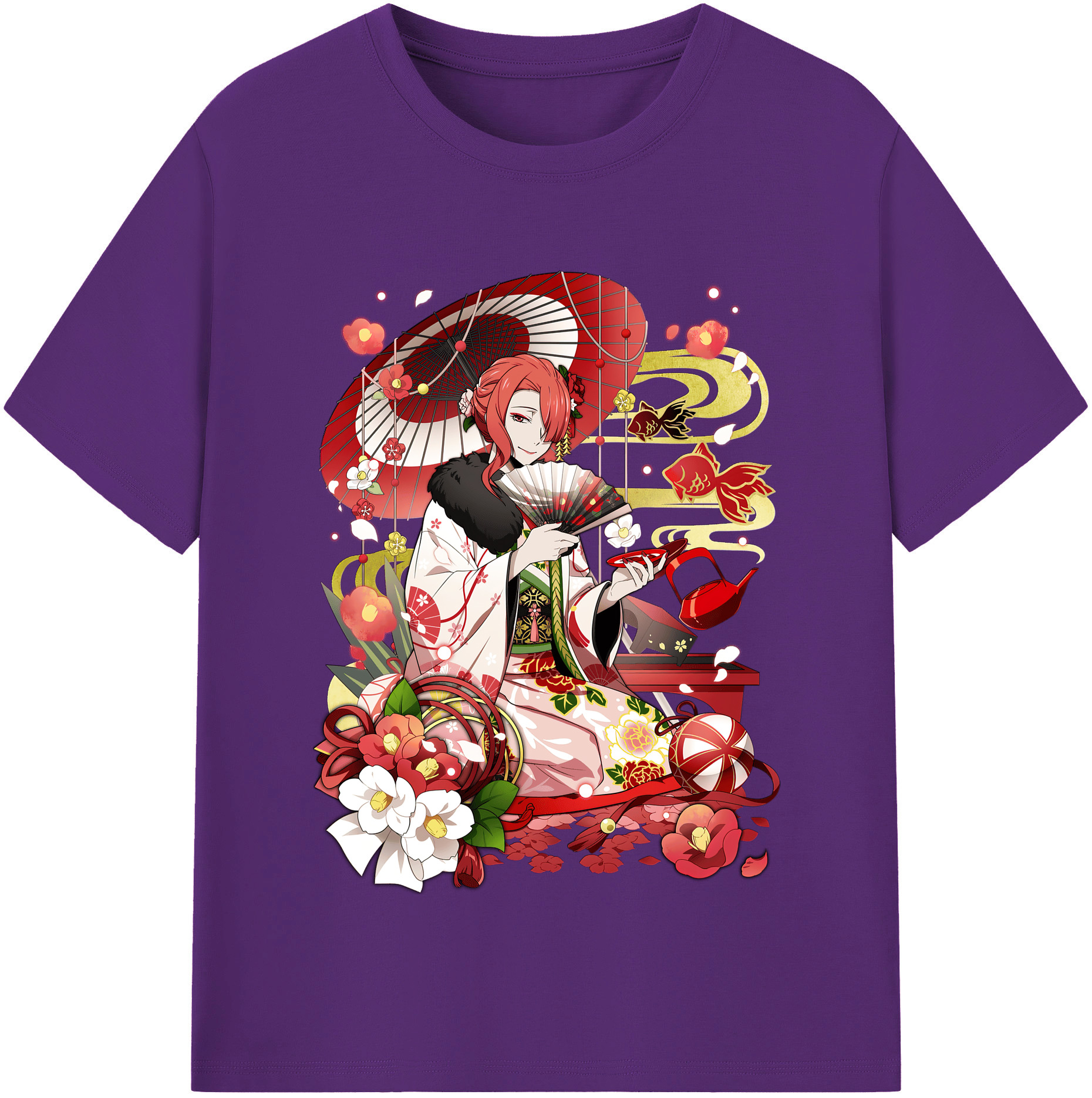 （画像用） 文豪ストレイドッグス Bungo Stray Dogs 綿100％半袖Tシャツ（フロントプリント）