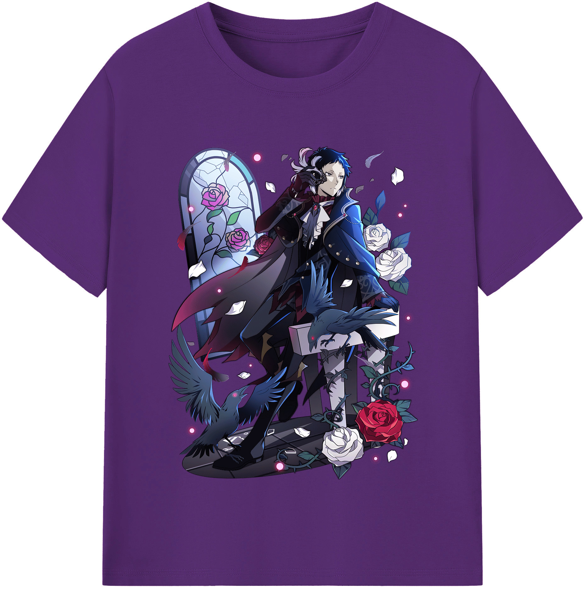 （画像用） 文豪ストレイドッグス Bungo Stray Dogs 綿100％半袖Tシャツ（フロントプリント）